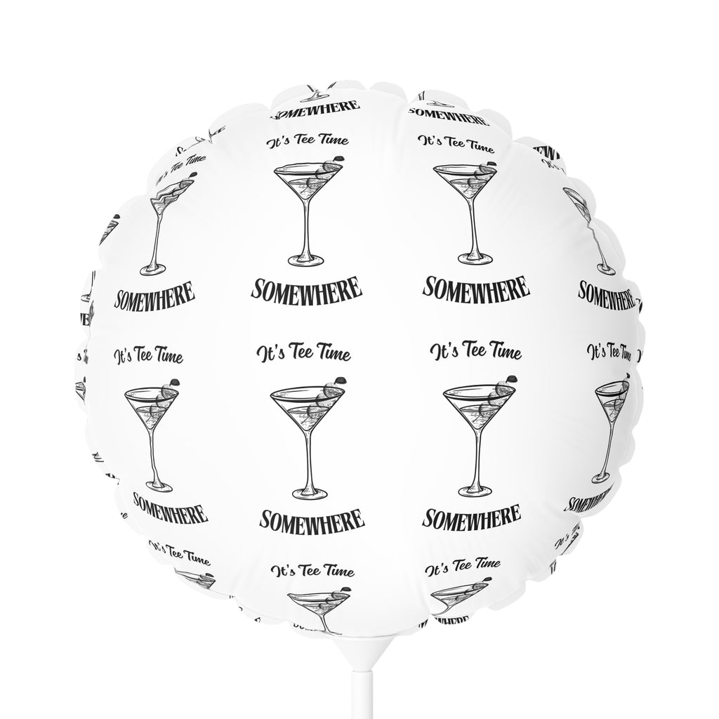 It's Teetime Martini Pattern Balloon