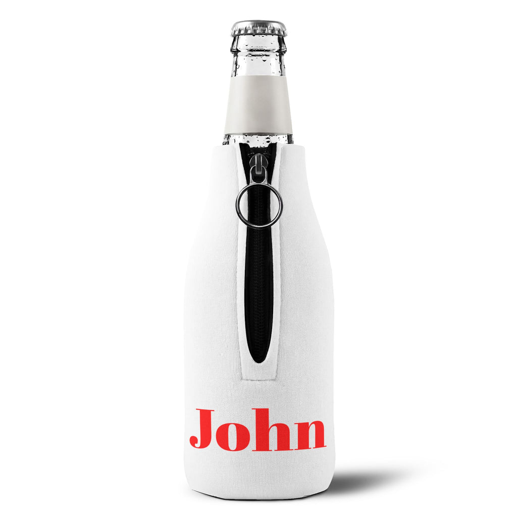 It's Tee Time Some Where! Champagne Zip-Up Bottle Cooler Sleeve