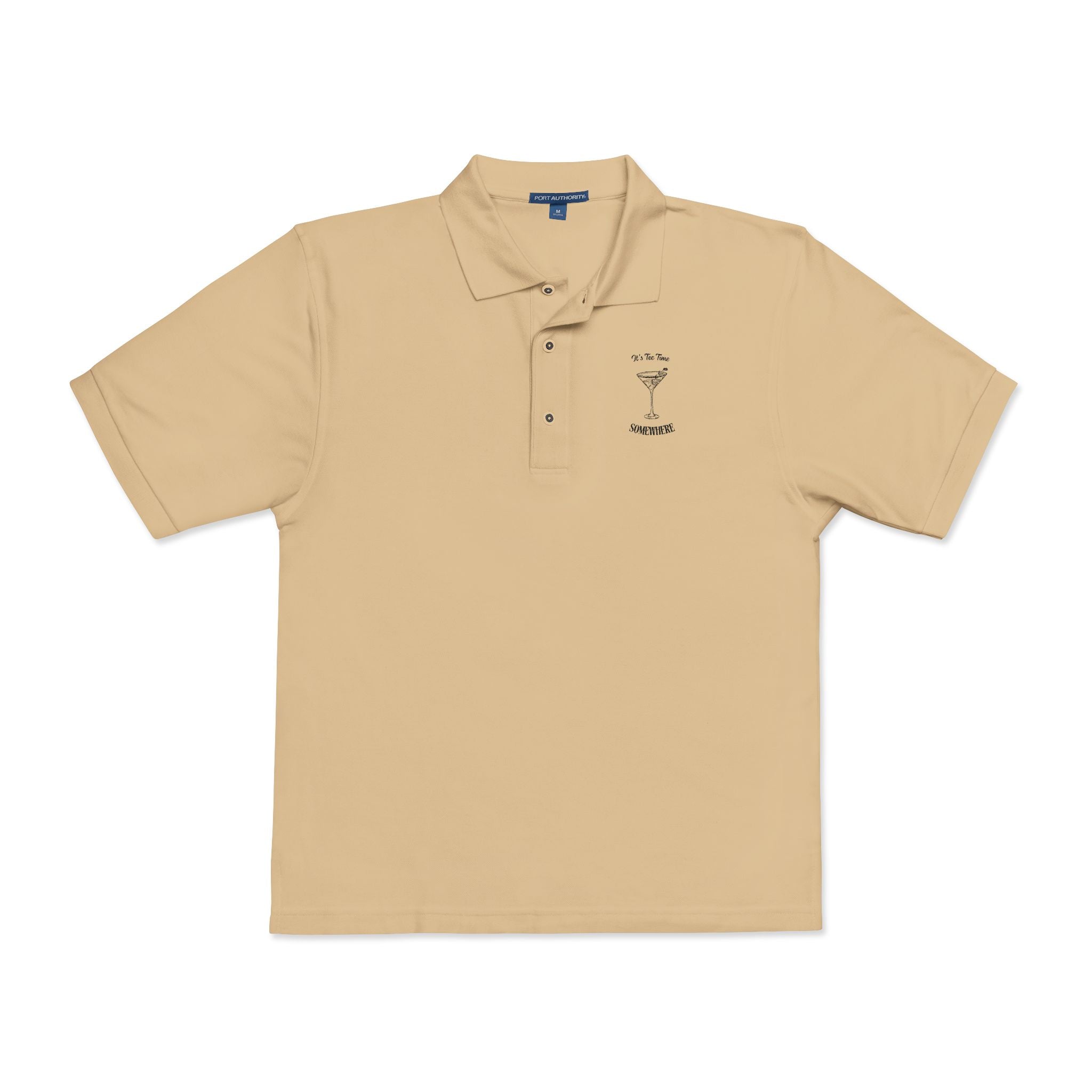 It's Tee Time Some where - Unisex Polo Shirt (Embroidery)