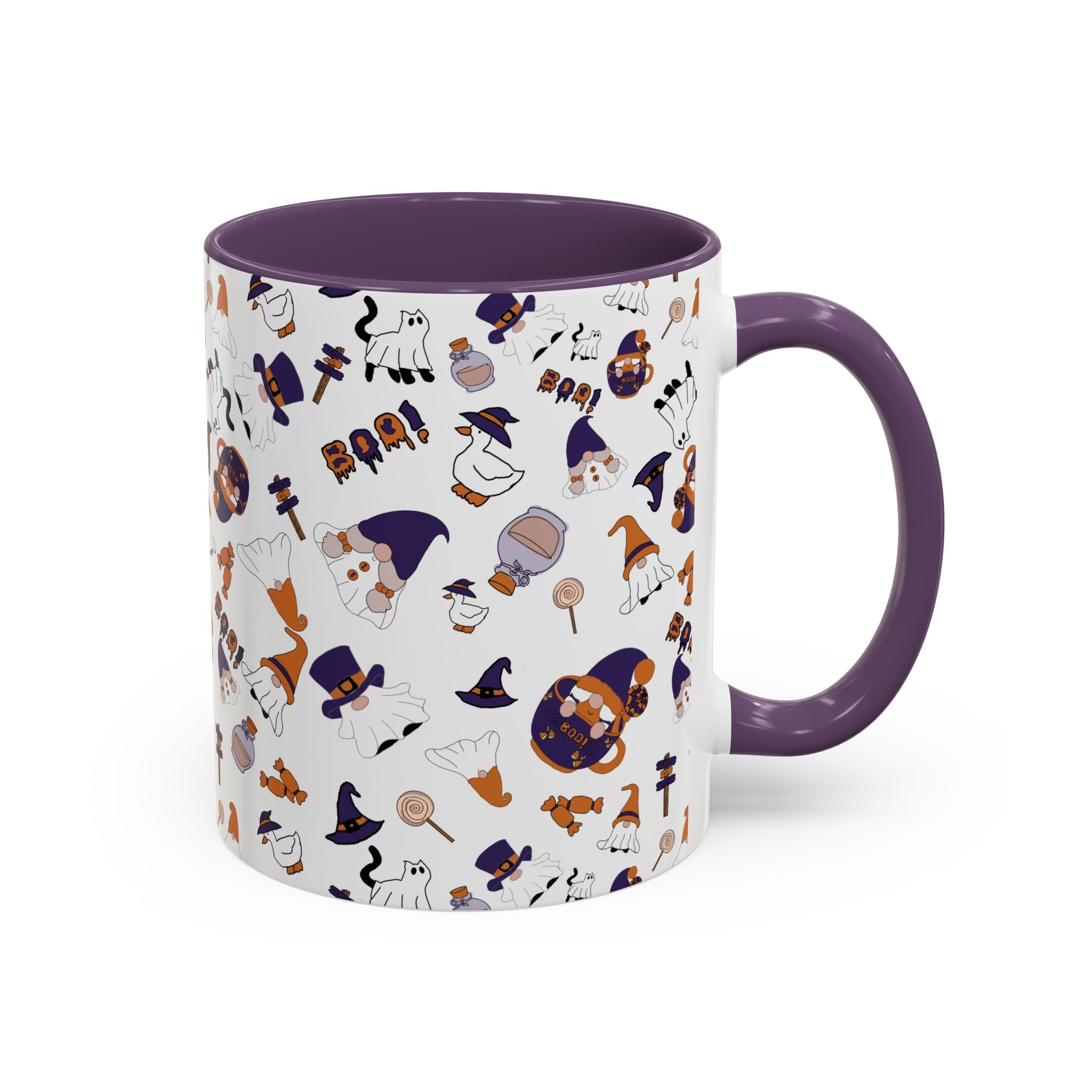 Halloween, Gnomes, Cat ghost (11, 15oz)