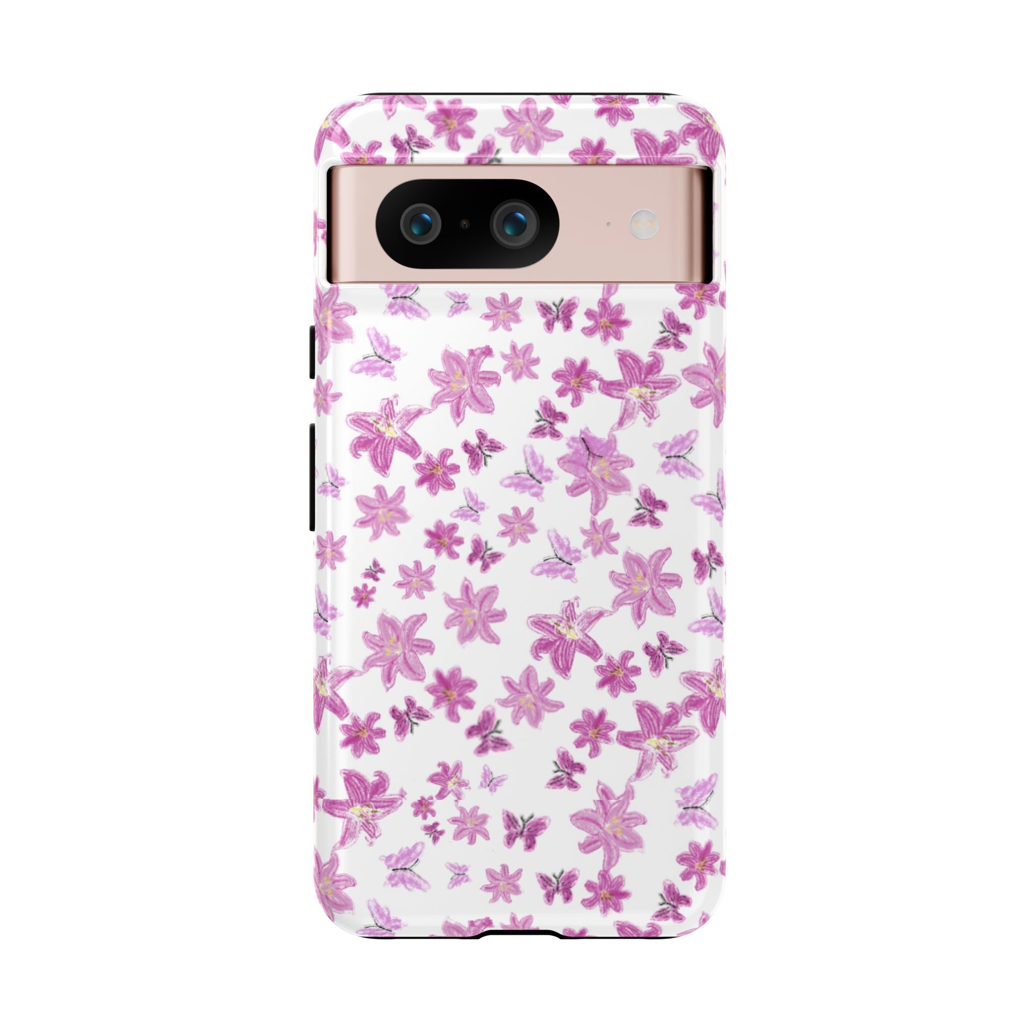 Pink Floral Pattern phone case | Tough Case