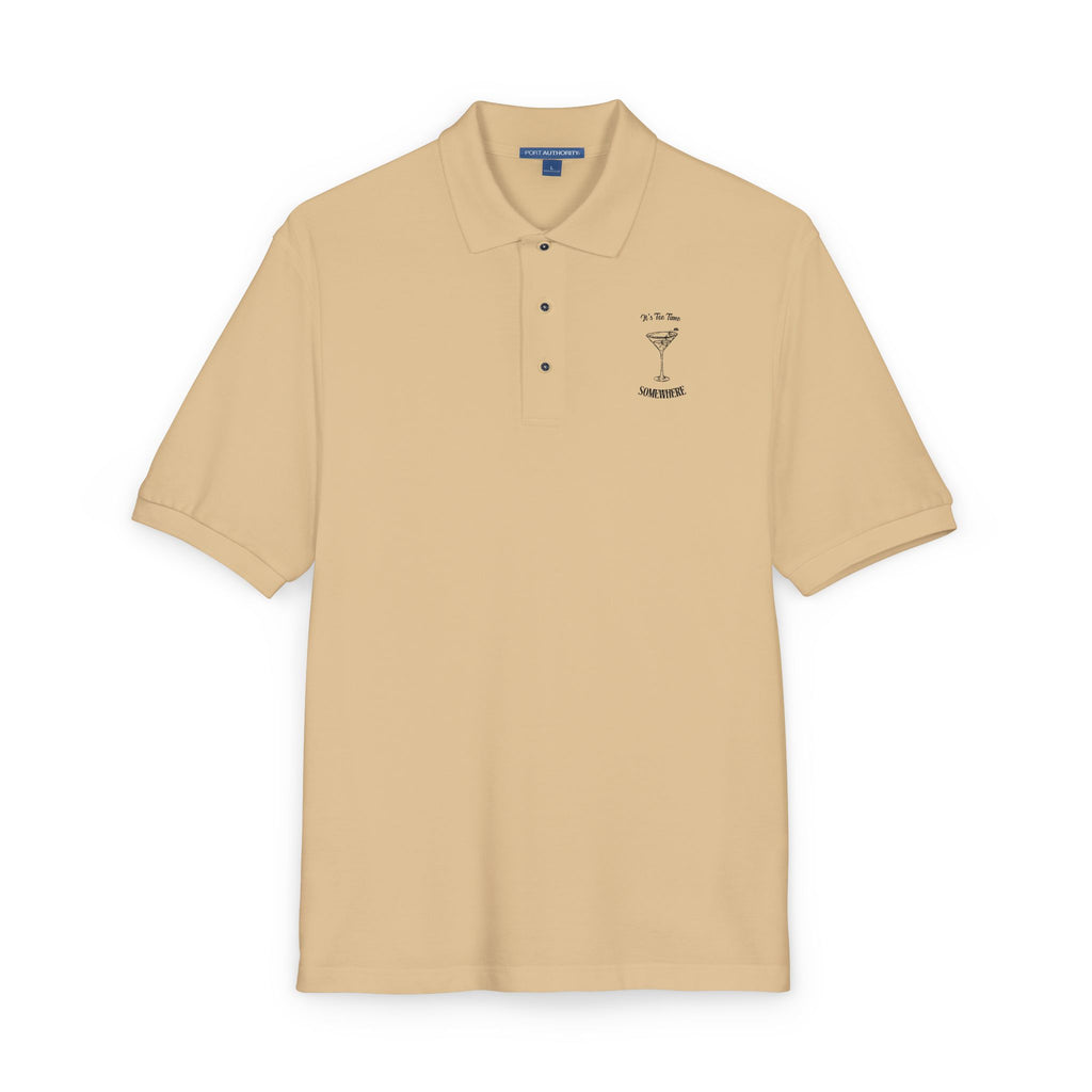 It's Tee Time Some where - Unisex Polo Shirt (Embroidery)