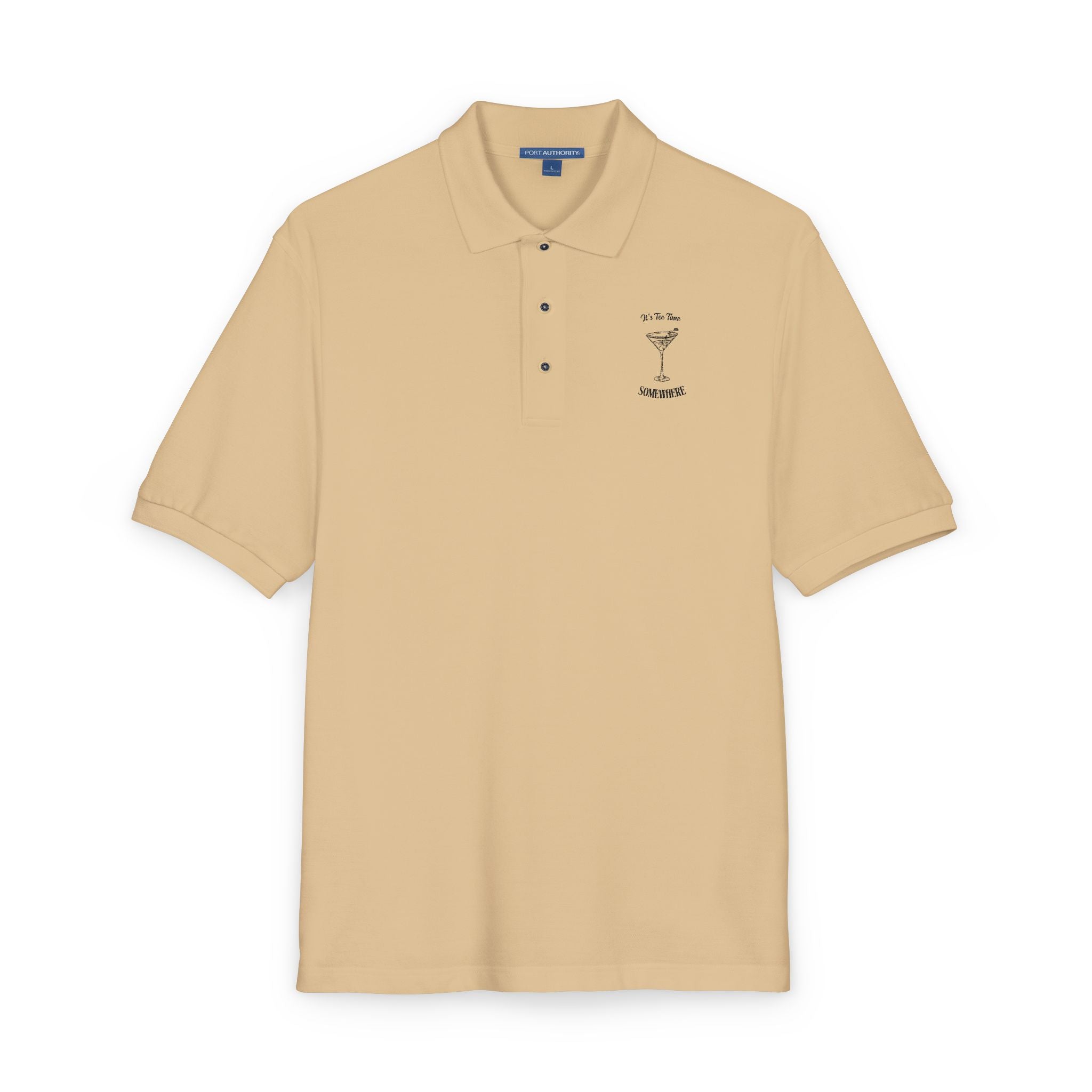 It's Tee Time Some where - Unisex Polo Shirt (Embroidery)