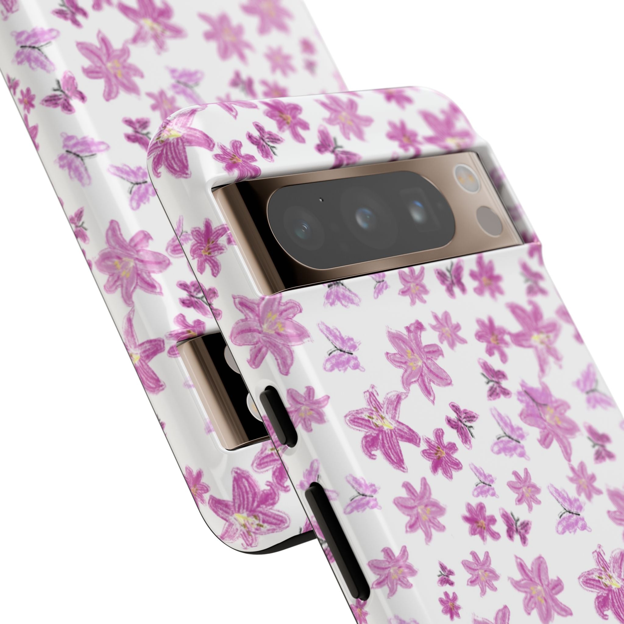 Pink Floral Pattern phone case | Tough Case