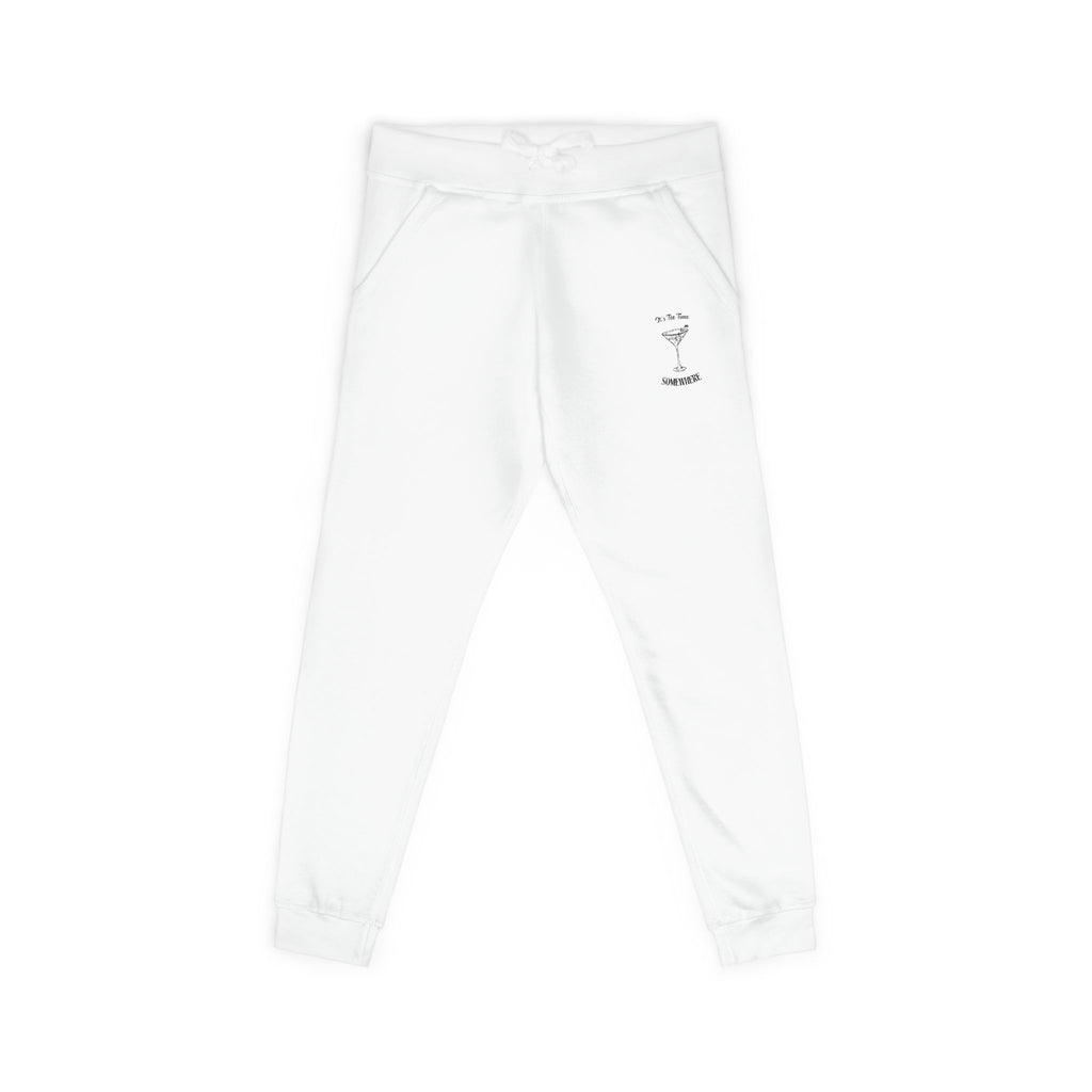 It's Tee Time Some Where - Embroidery Sweatpants | Minimal Tropical Joggers