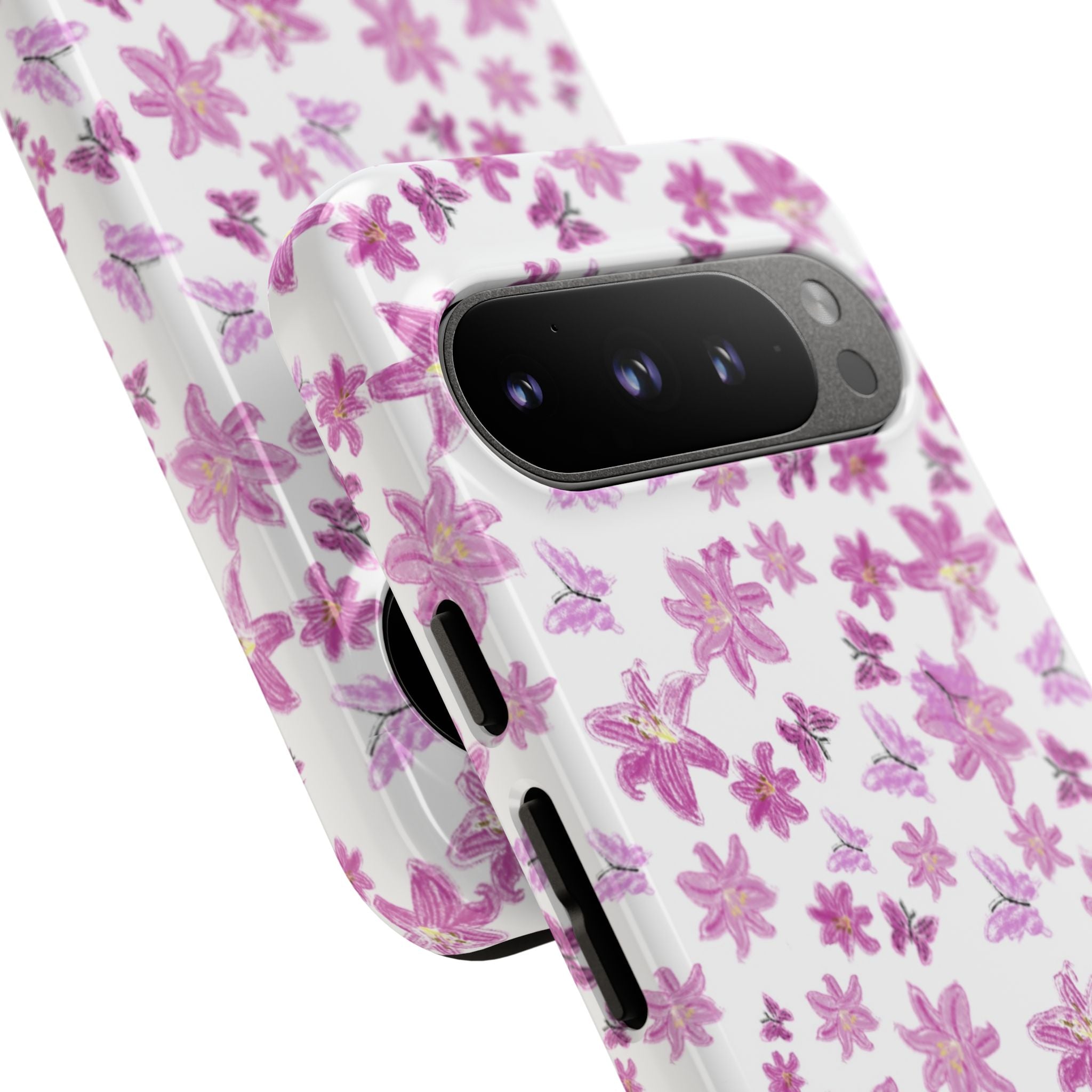 Pink Floral Pattern phone case | Tough Case