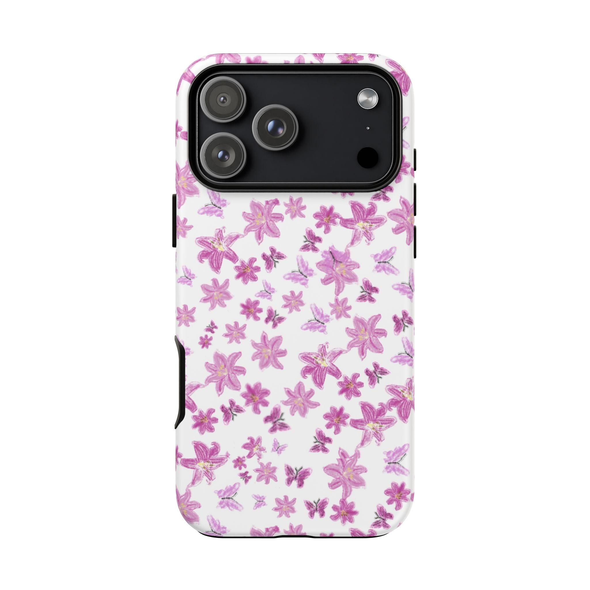 Pink Floral Pattern phone case | Tough Case