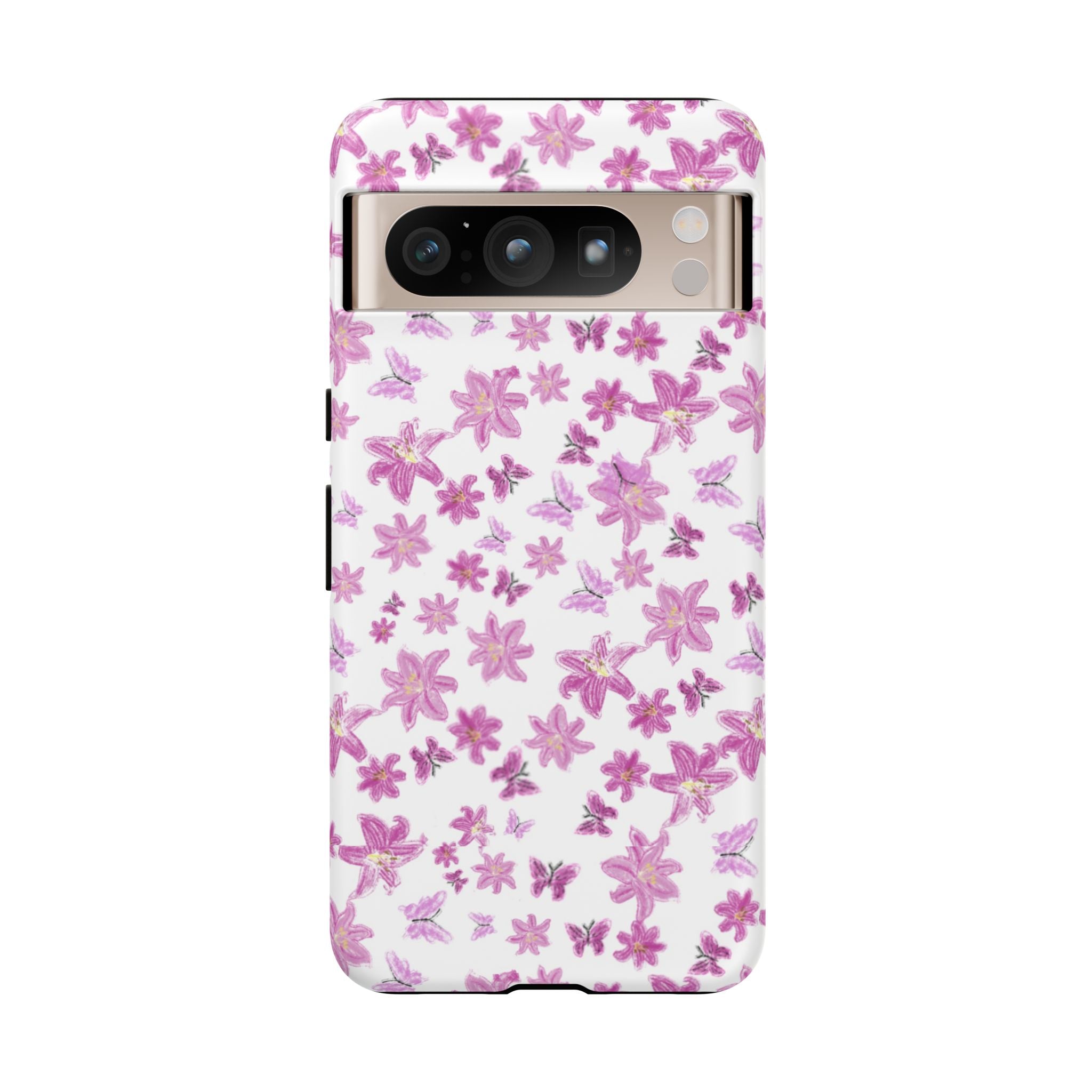 Pink Floral Pattern phone case | Tough Case