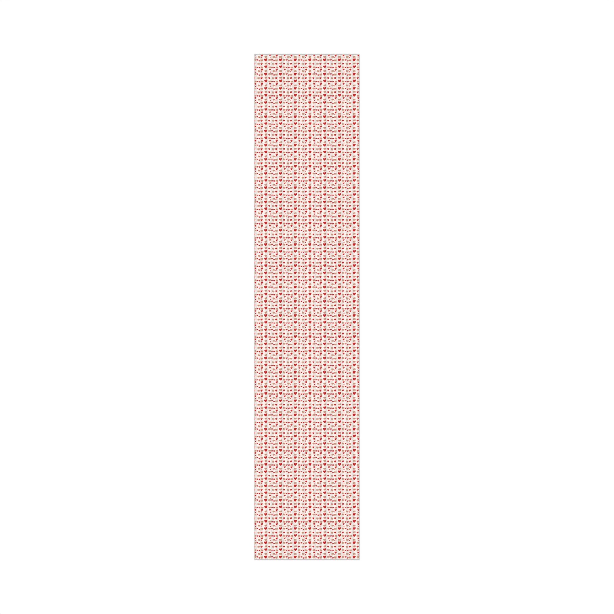 Teddy Bear Hearts Gift Wrap Paper | Valentine Wrapping Paper