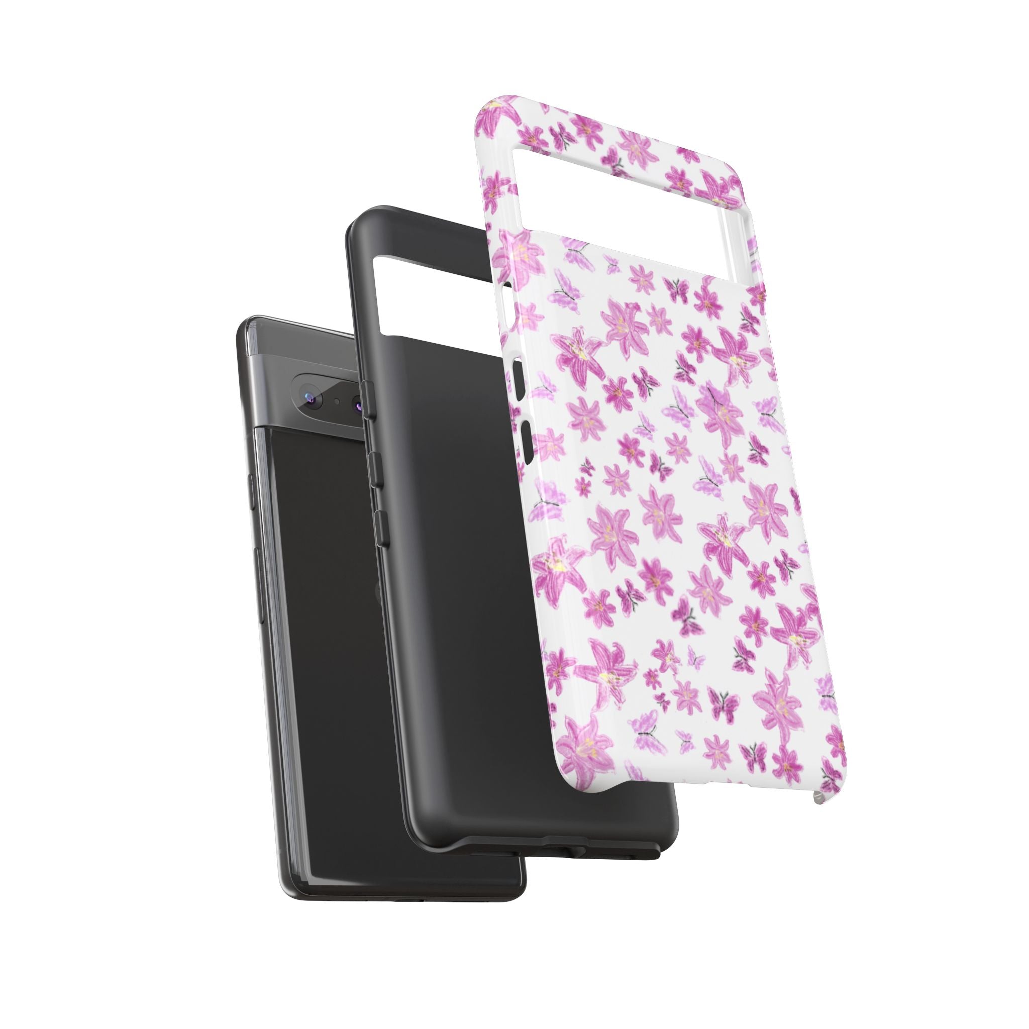 Pink Floral Pattern phone case | Tough Case