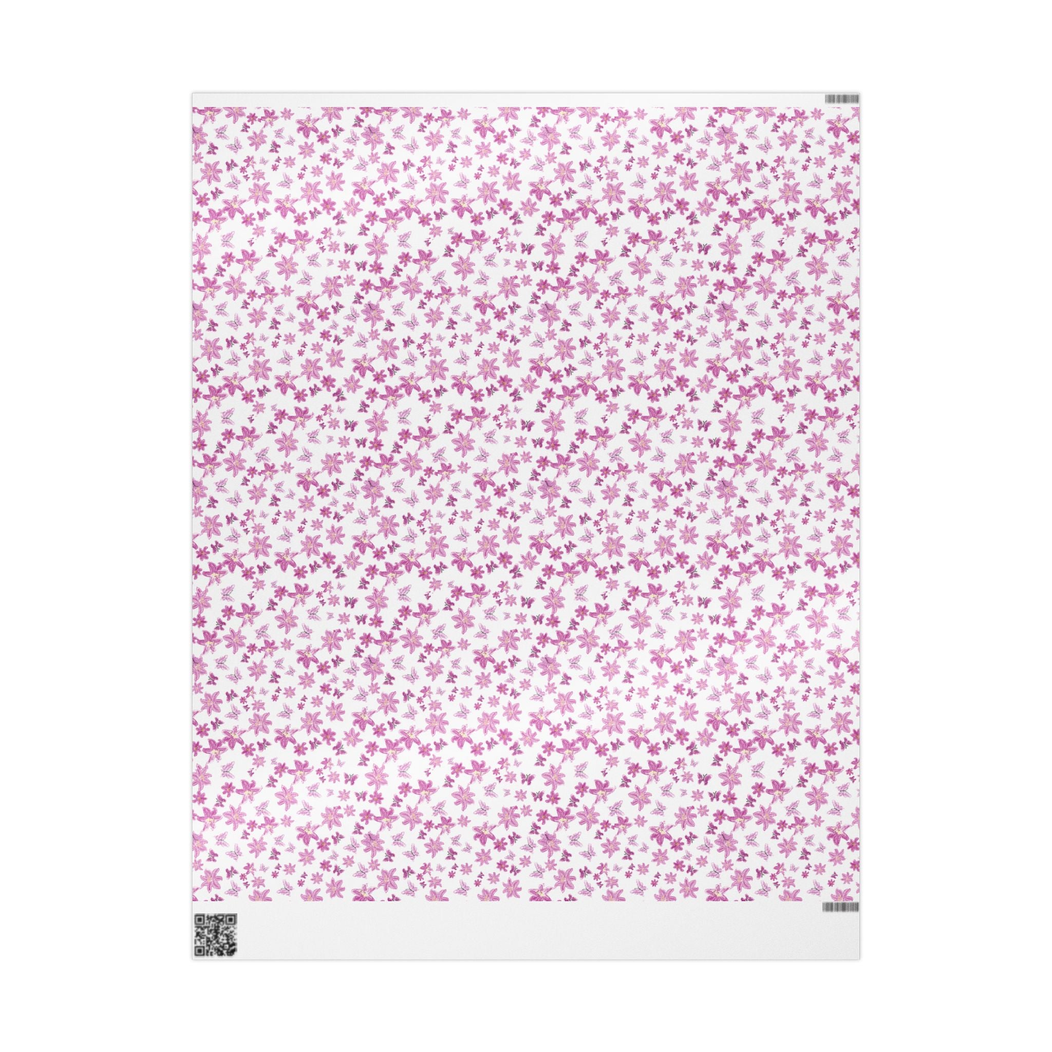 Flowers and Butterfly Wrapping Papers