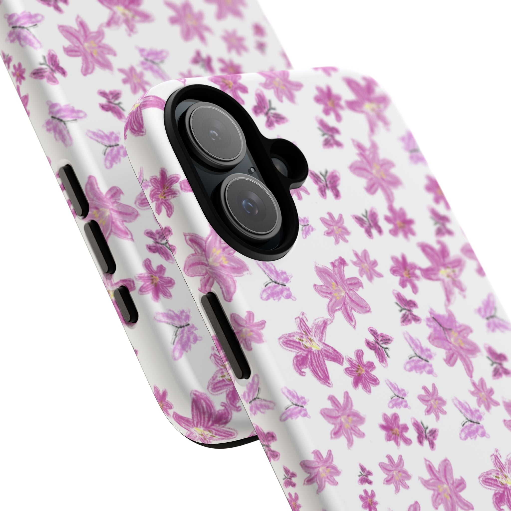 Pink Floral Pattern phone case | Tough Case