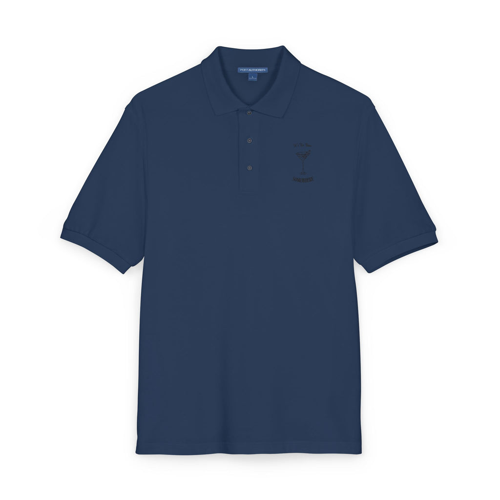 It's Tee Time Some where - Unisex Polo Shirt (Embroidery)