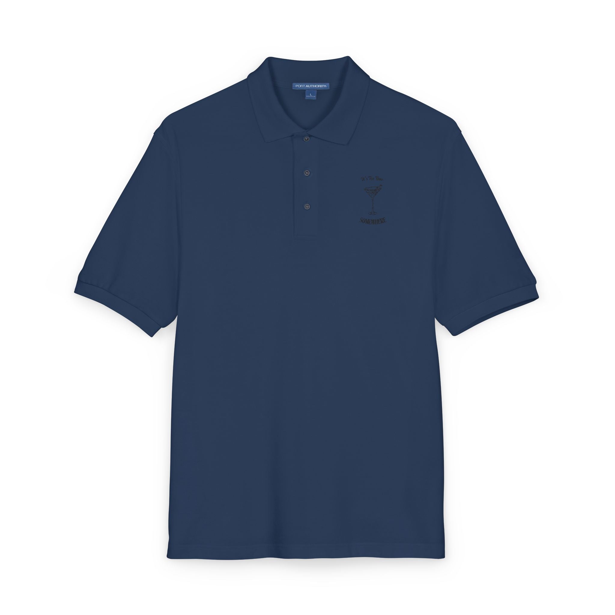 It's Tee Time Some where - Unisex Polo Shirt (Embroidery)