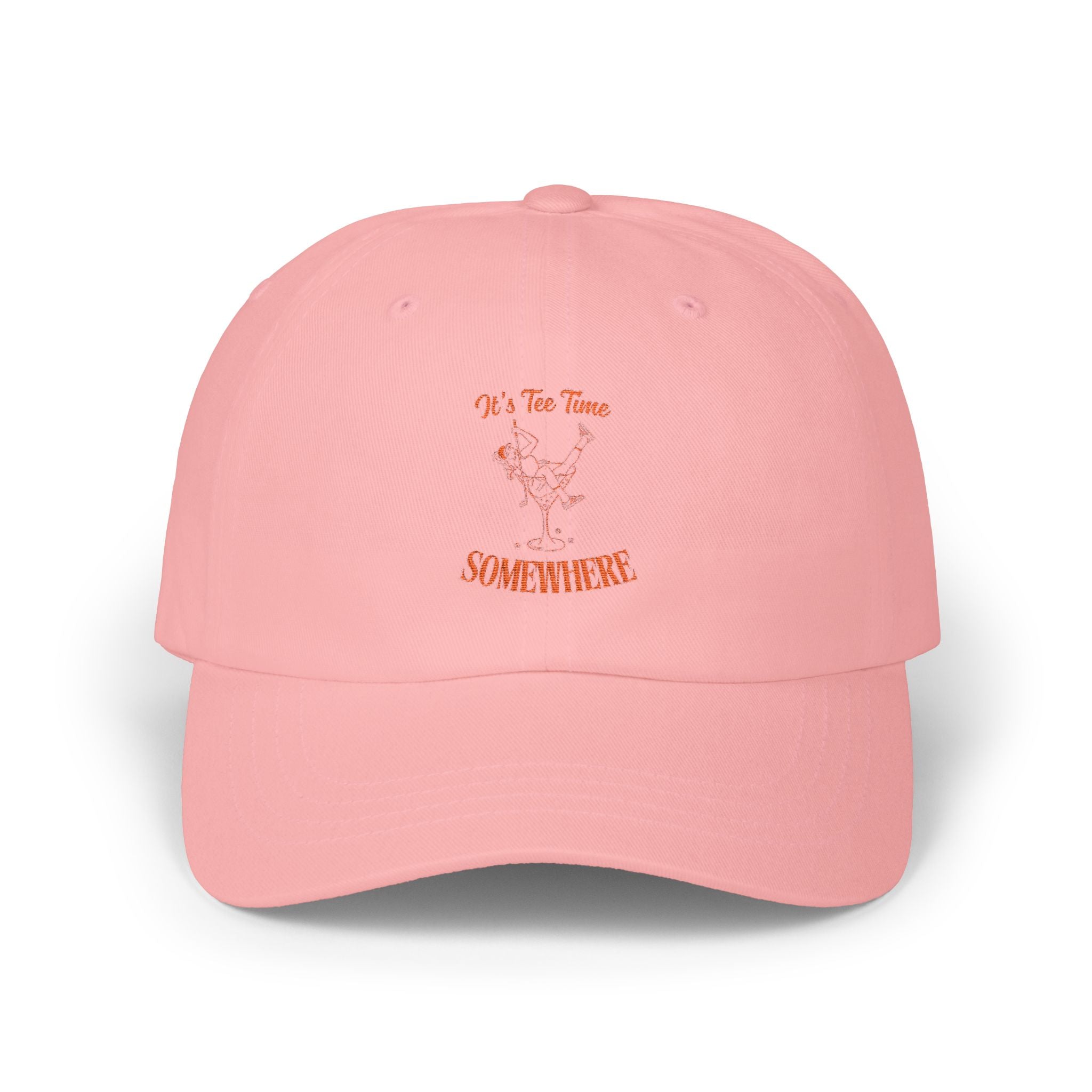 It's Tee Time Some Where! Martini Girl  Glass Sketch Classic Cap