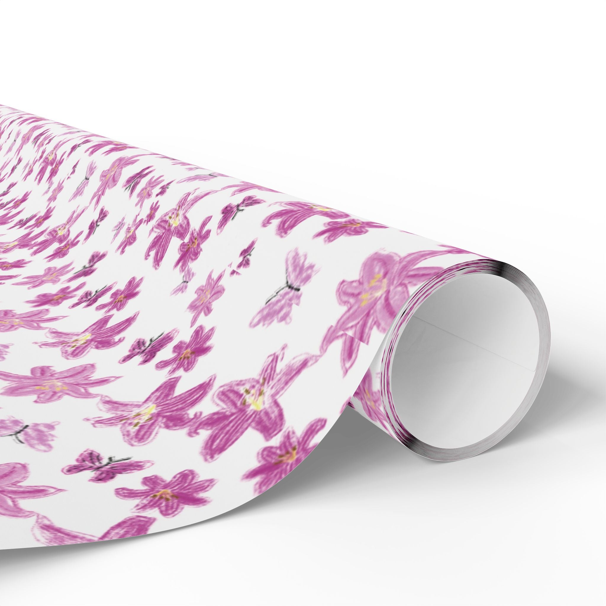 Flowers and Butterfly Wrapping Papers
