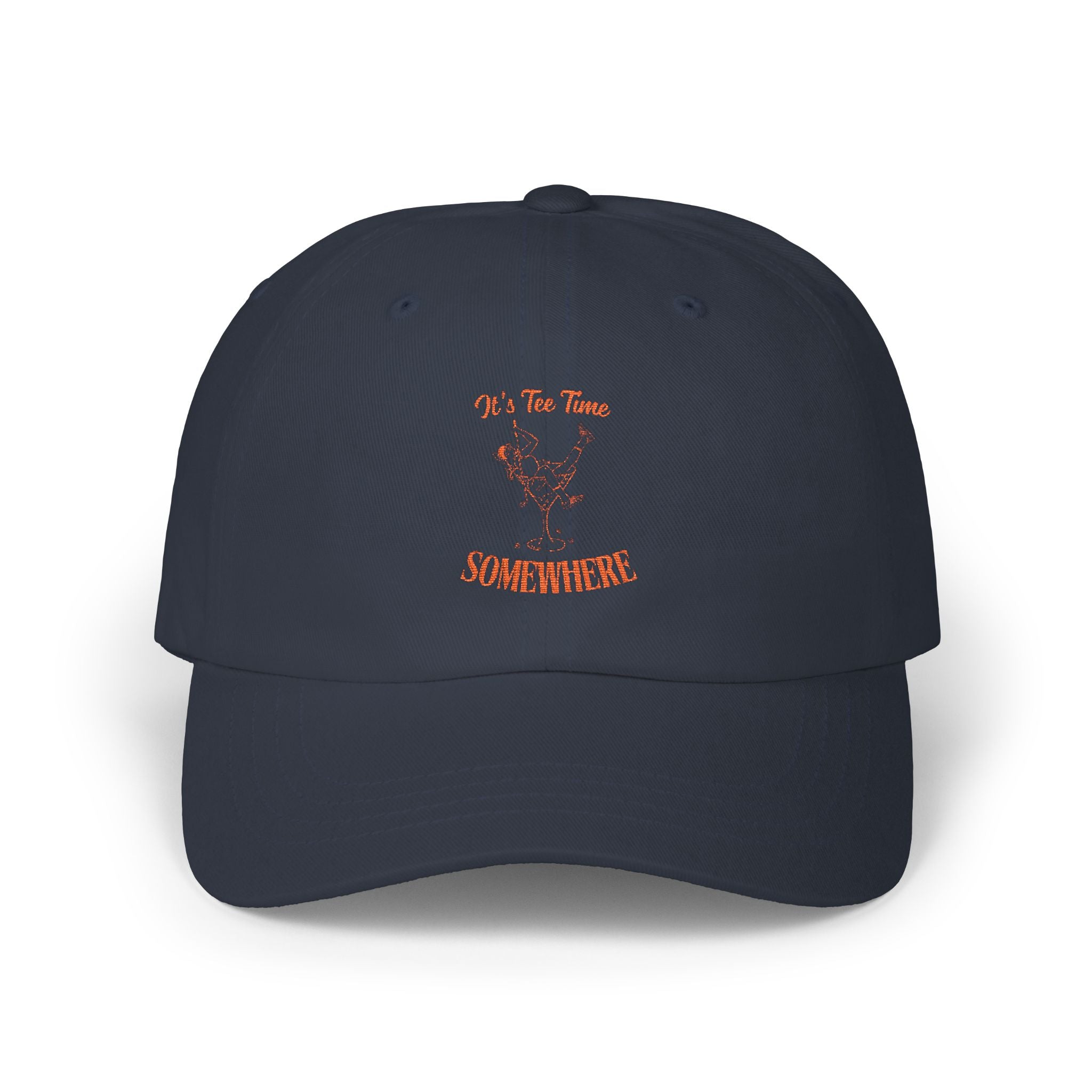 It's Tee Time Some Where! Martini Girl  Glass Sketch Classic Cap
