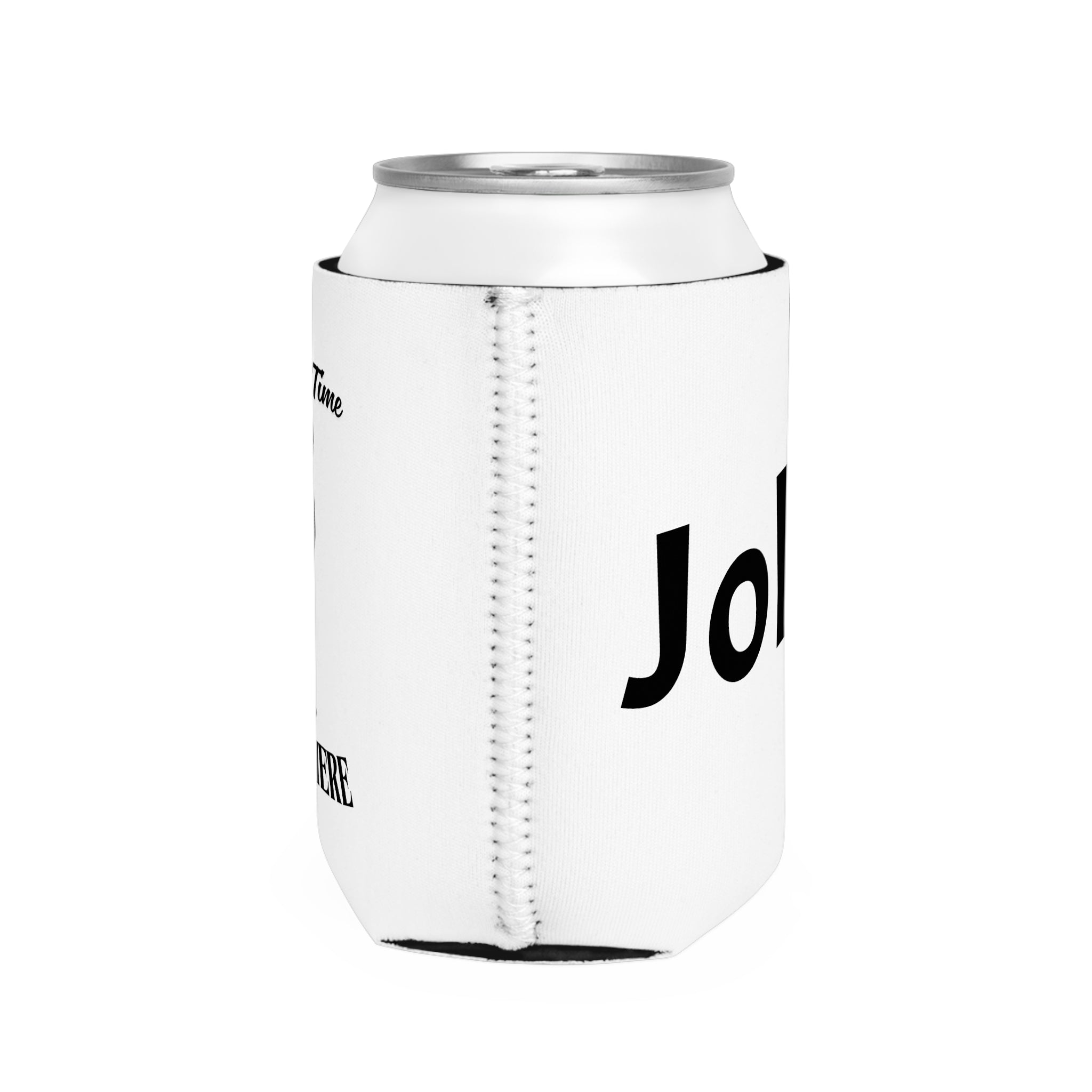 It's Tee Time Somewhere! Champagne  Can Cooler Sleeve | Martini Illustration