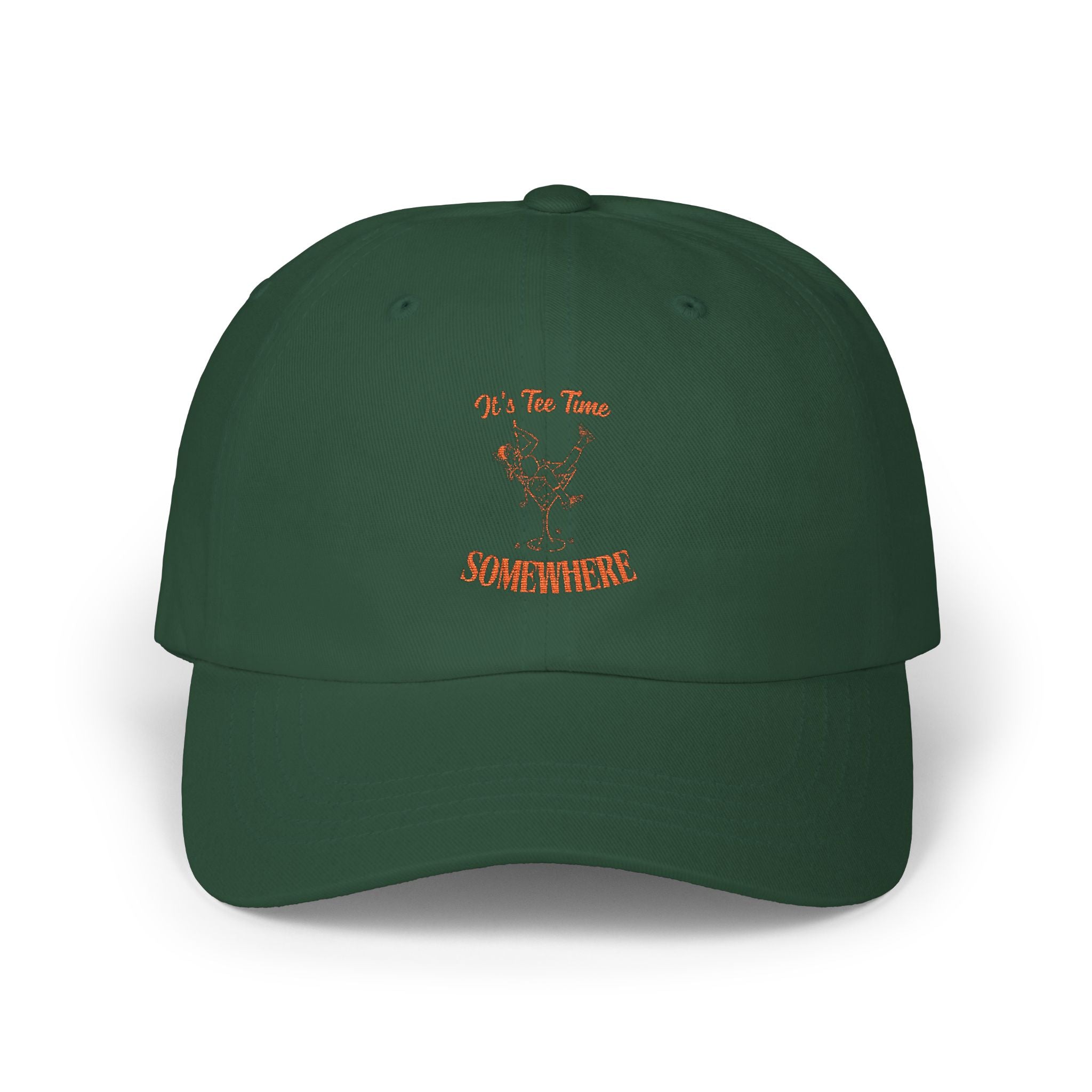 It's Tee Time Some Where! Martini Girl  Glass Sketch Classic Cap