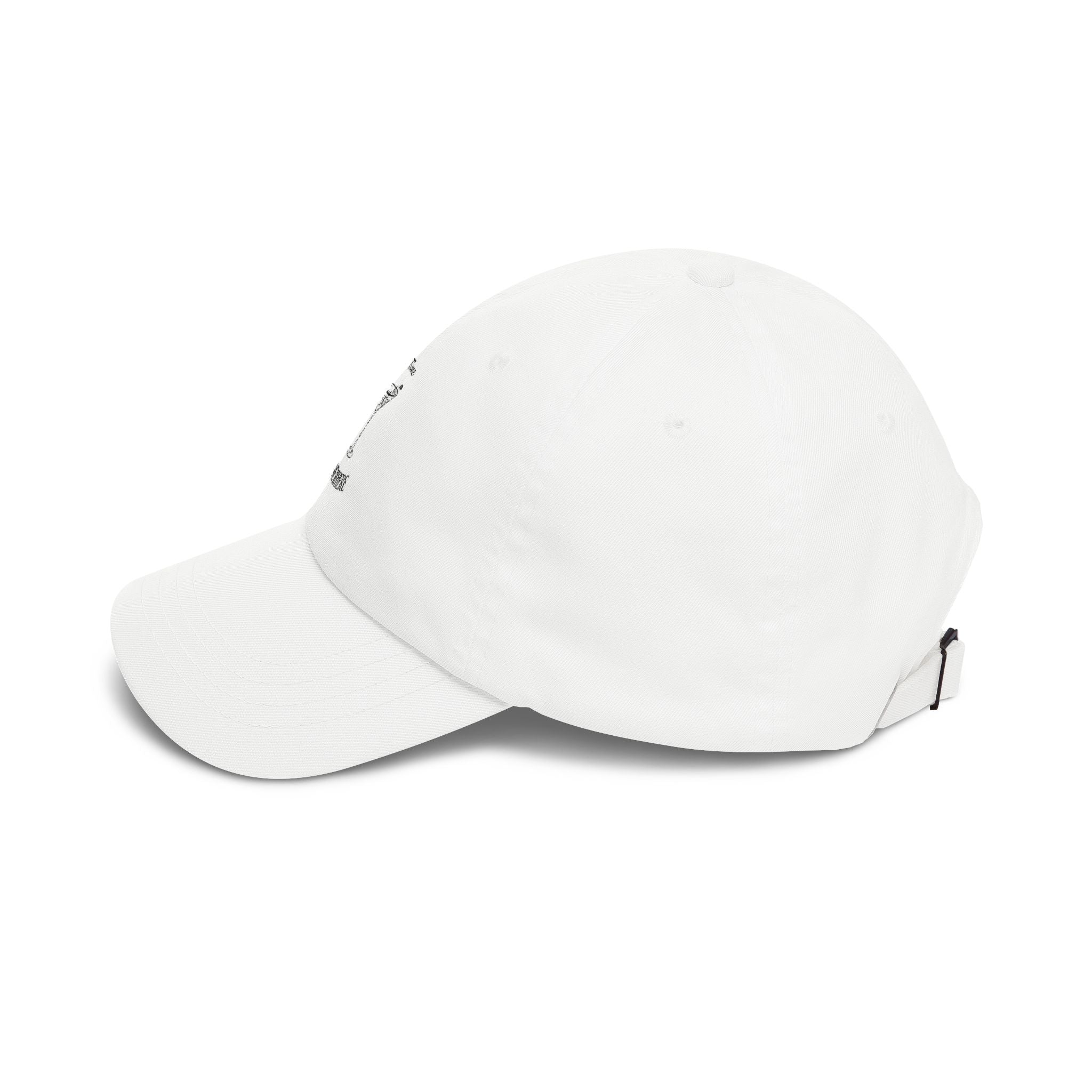 It's Tee time Some Where : Martini Glass Sketch Classic Cap
