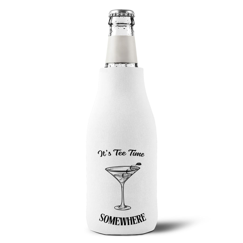 It's Tee Time Somewhere - Zip-Up Bottle Cooler Sleeve