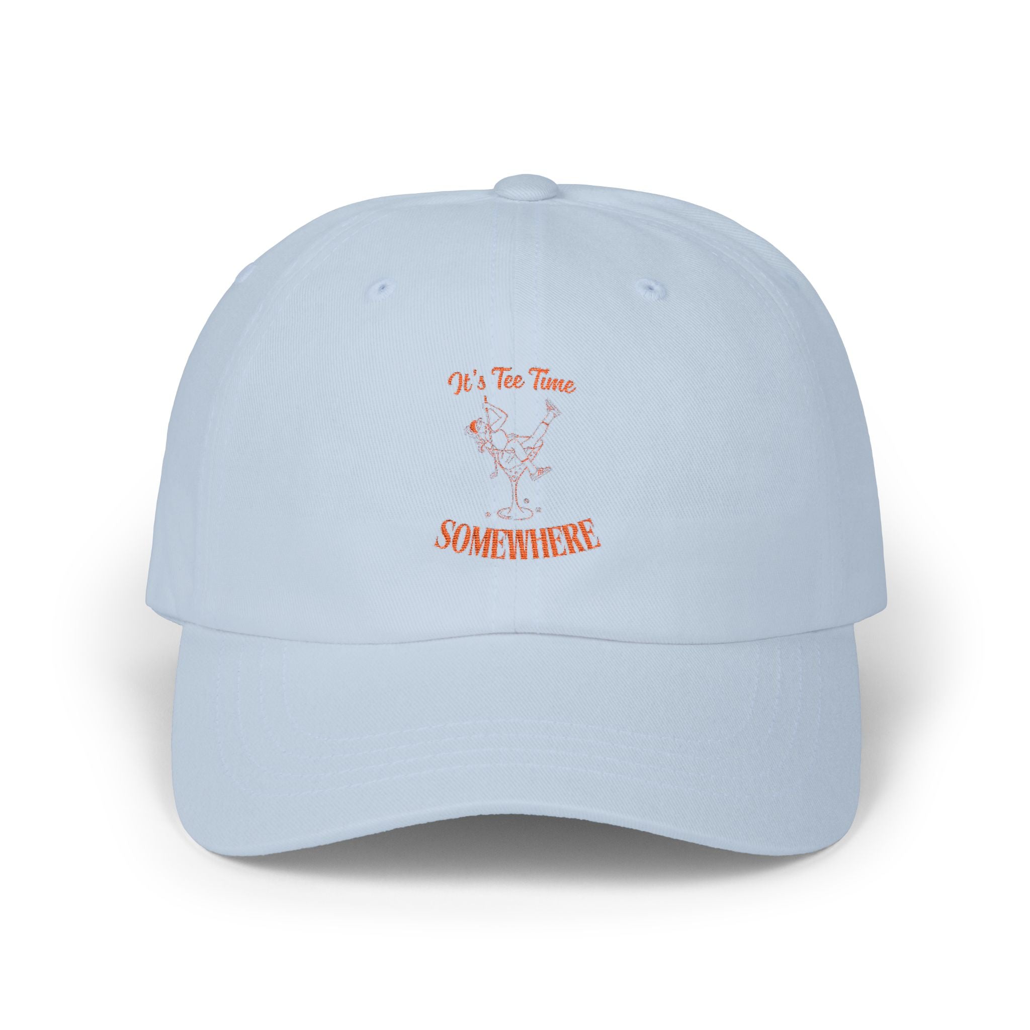It's Tee Time Some Where! Martini Girl  Glass Sketch Classic Cap