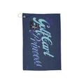 Golf Cart Princess Golf Towel | embroidered style, navy script