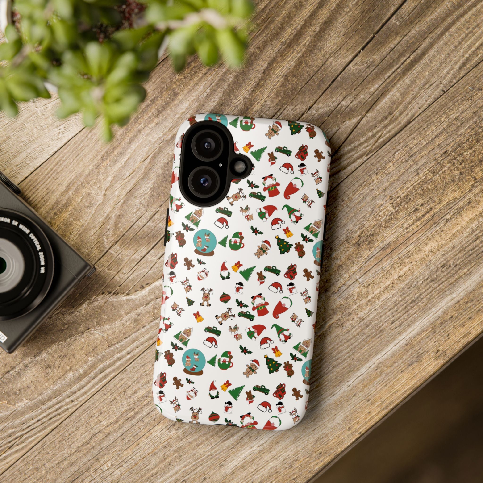 Mini Christmas Icons phone case | Tough Cases