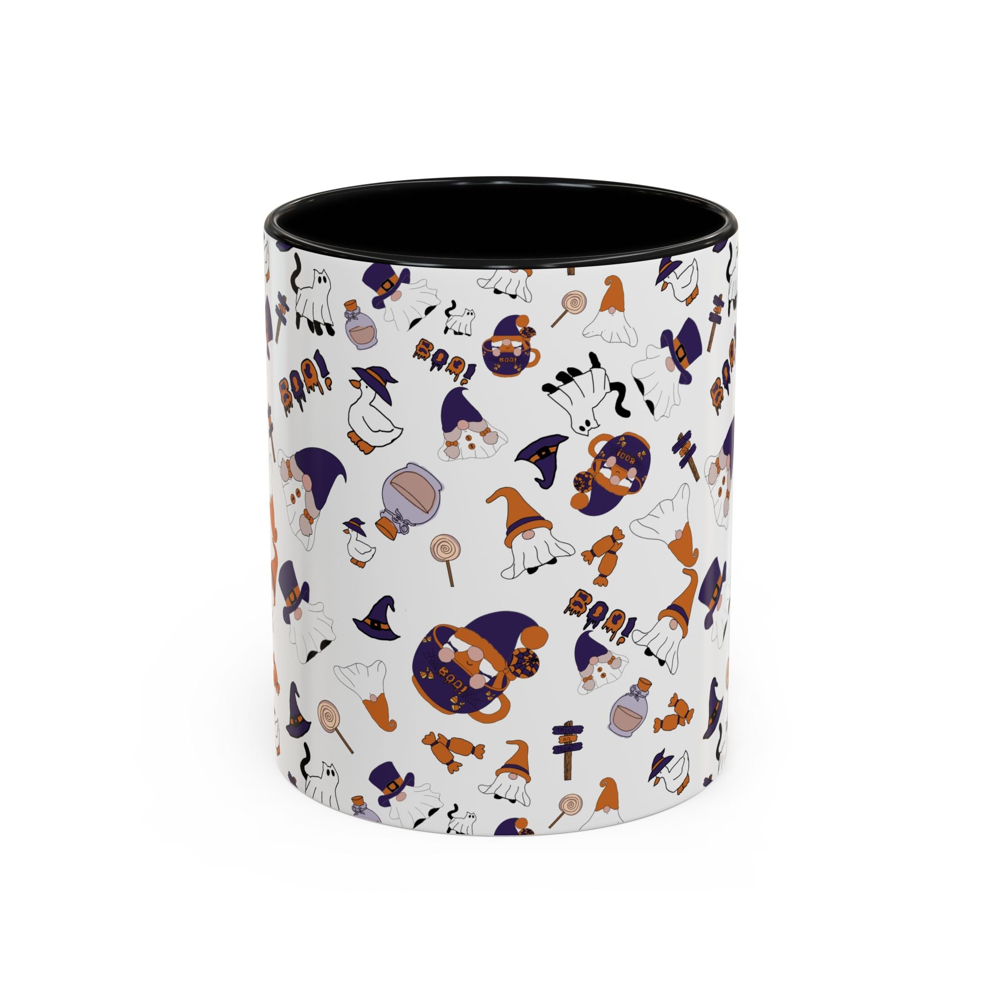 Halloween, Gnomes, Cat ghost (11, 15oz)