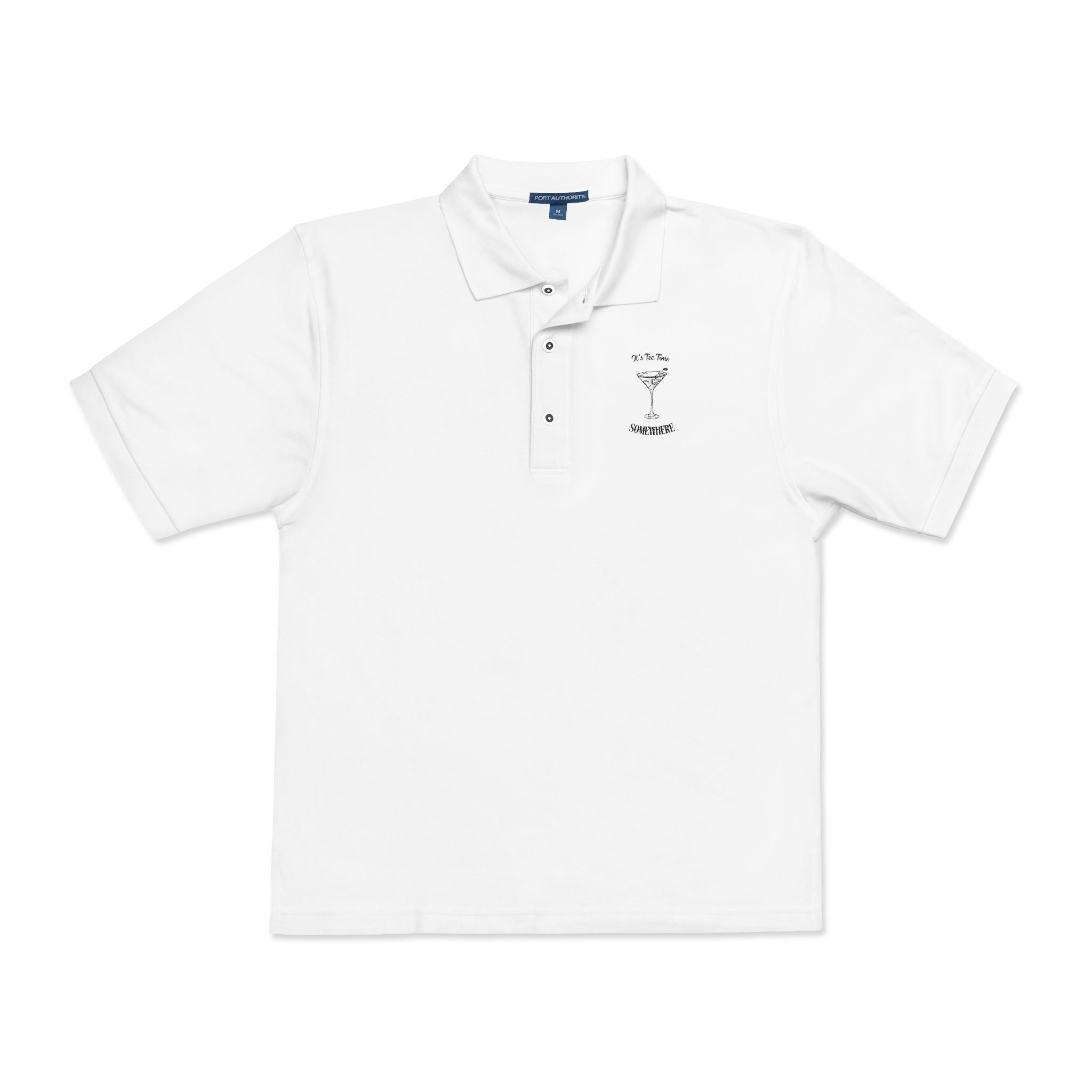 It's Tee Time Some where - Unisex Polo Shirt (Embroidery)