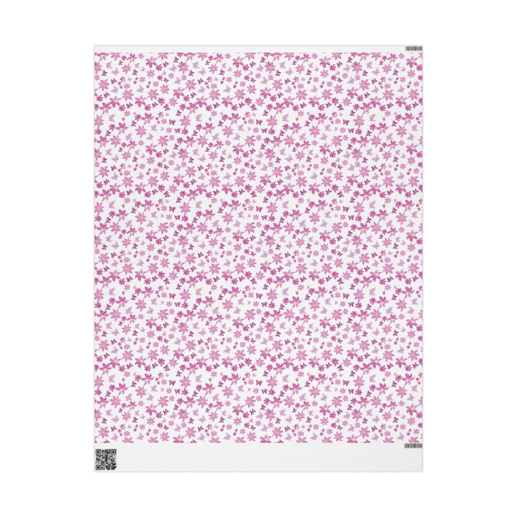 Flowers and Butterfly Wrapping Papers