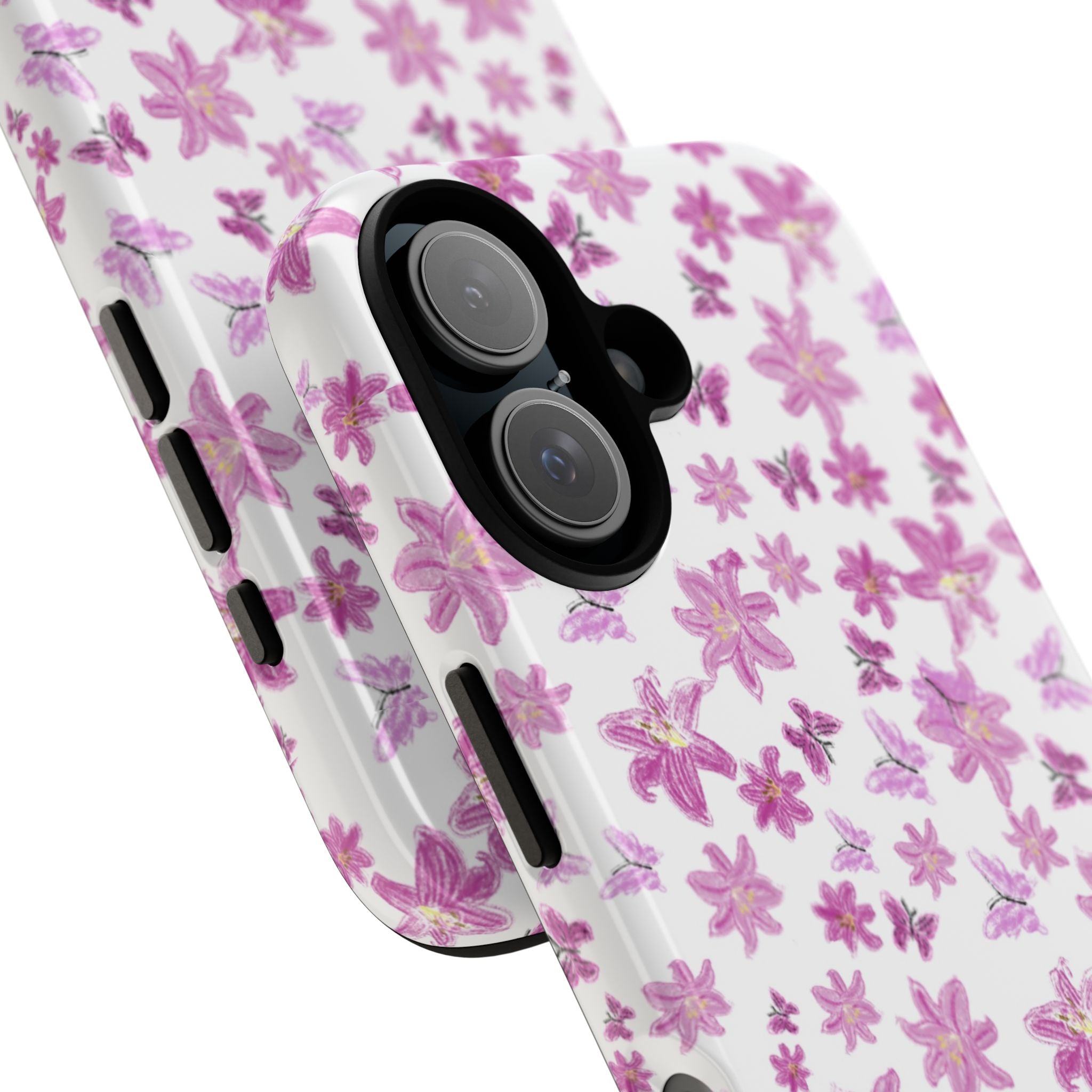 Pink Floral Pattern phone case | Tough Case