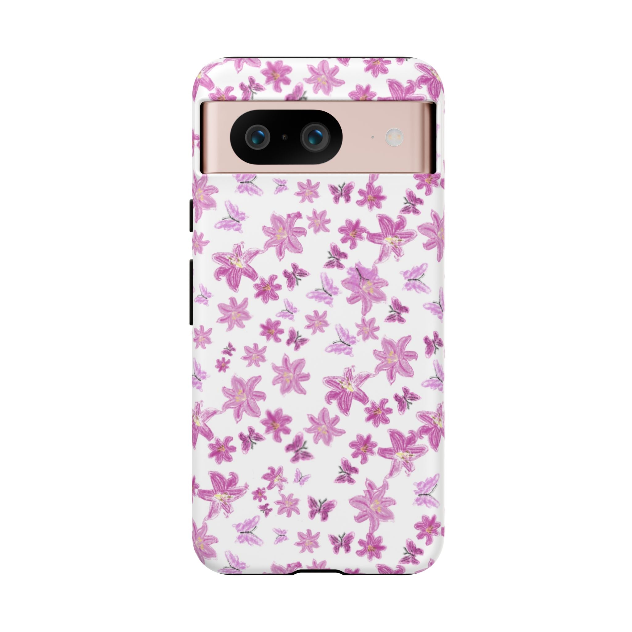 Pink Floral Pattern phone case | Tough Case