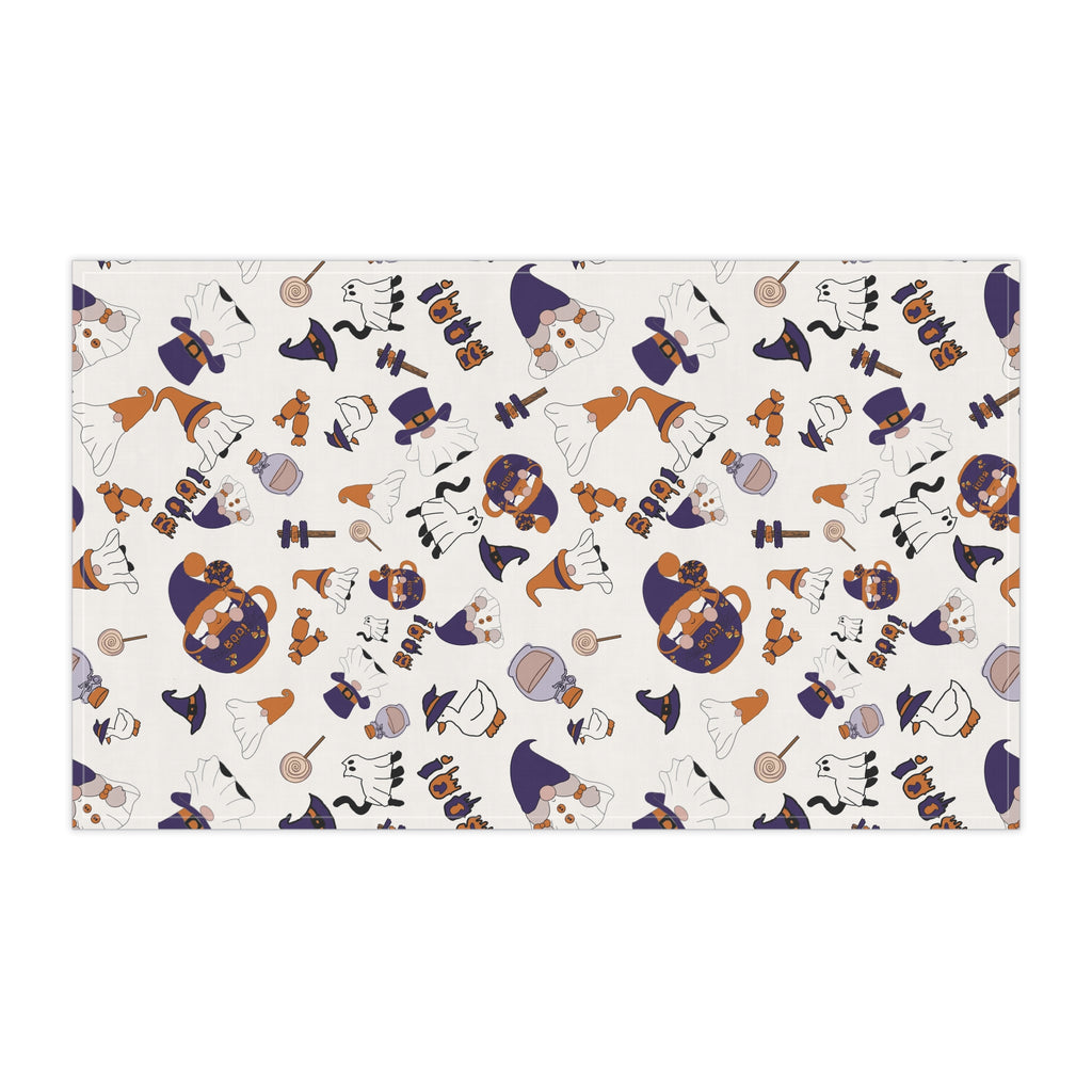 Halloween Ghosts and Witches Tea Towel | Cotton Poly Kitchen Towel
