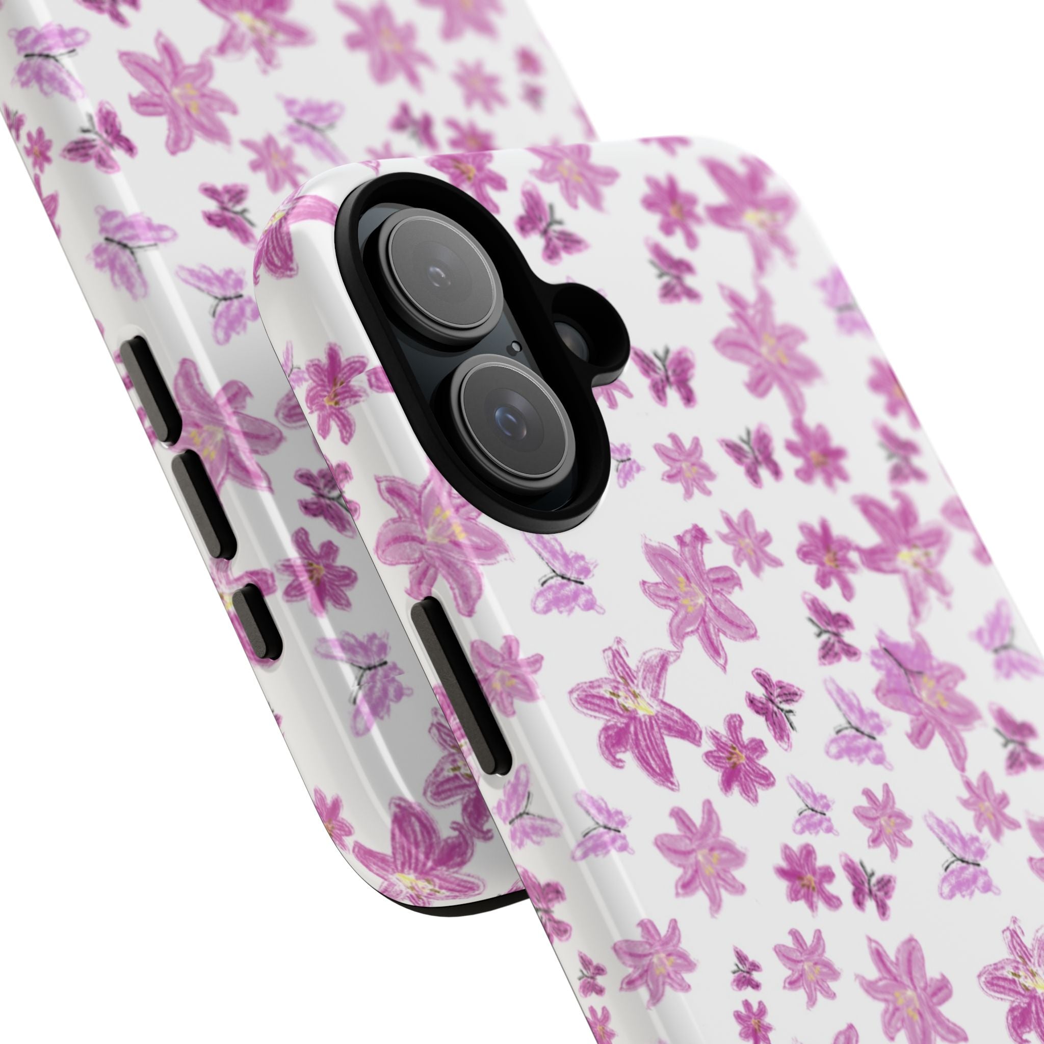 Pink Floral Pattern phone case | Tough Case