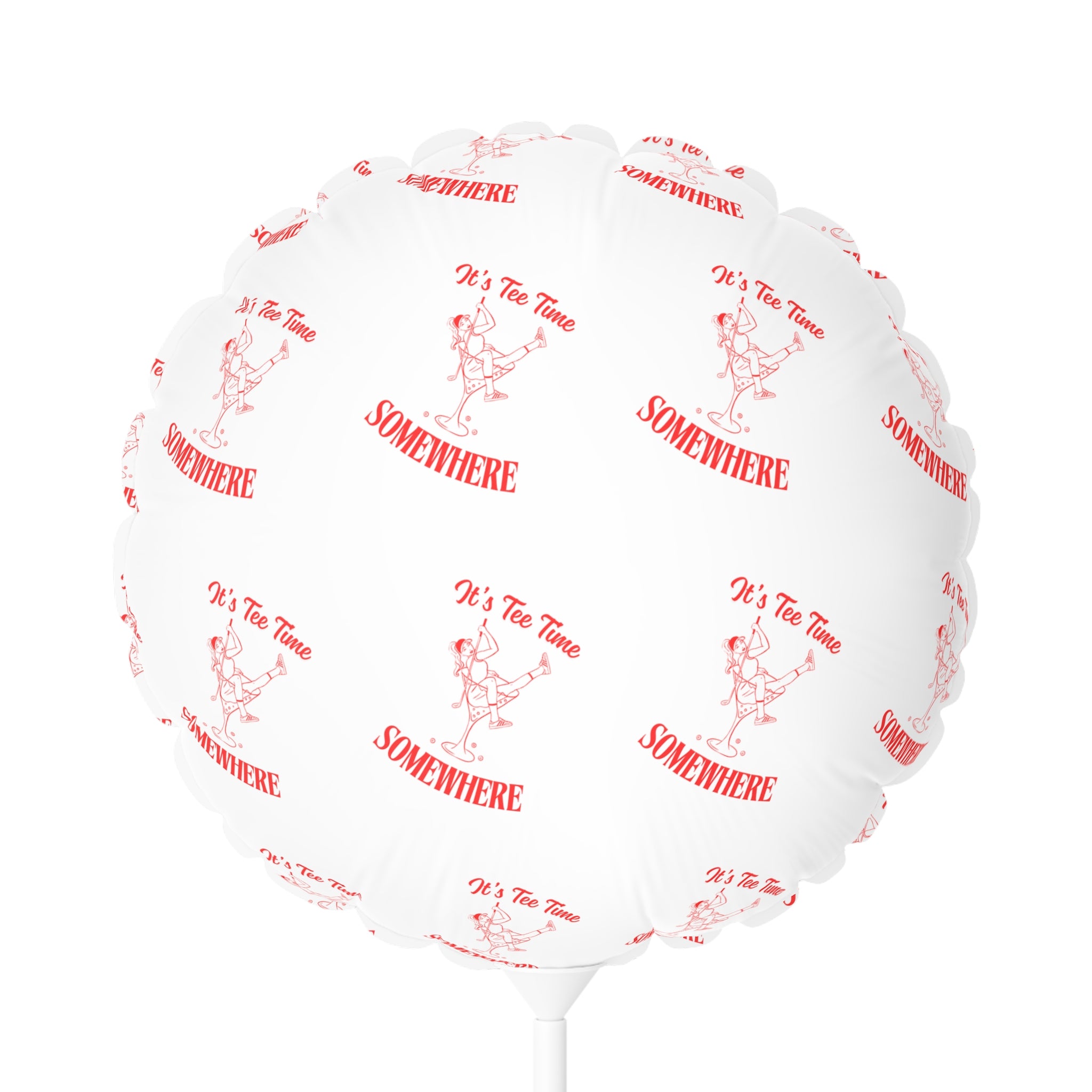 It's Tee Time Some Where! Martini Girl Pattern Balloon