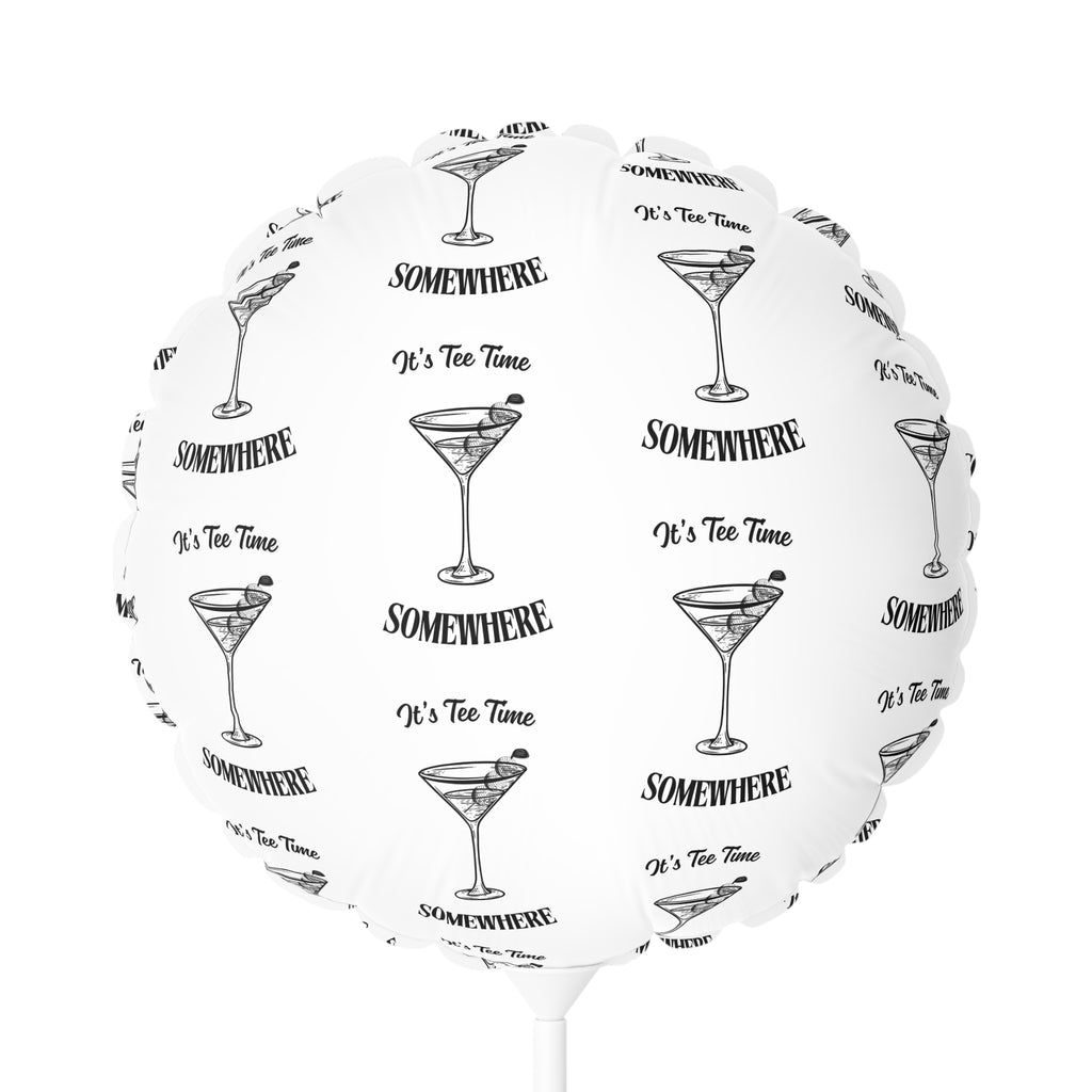 It's Teetime Martini Pattern Balloon