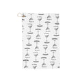 It's Tee Time Some Where - Martini Pattern Golf Towel | Cocktail Print Golf Towel with Grommet