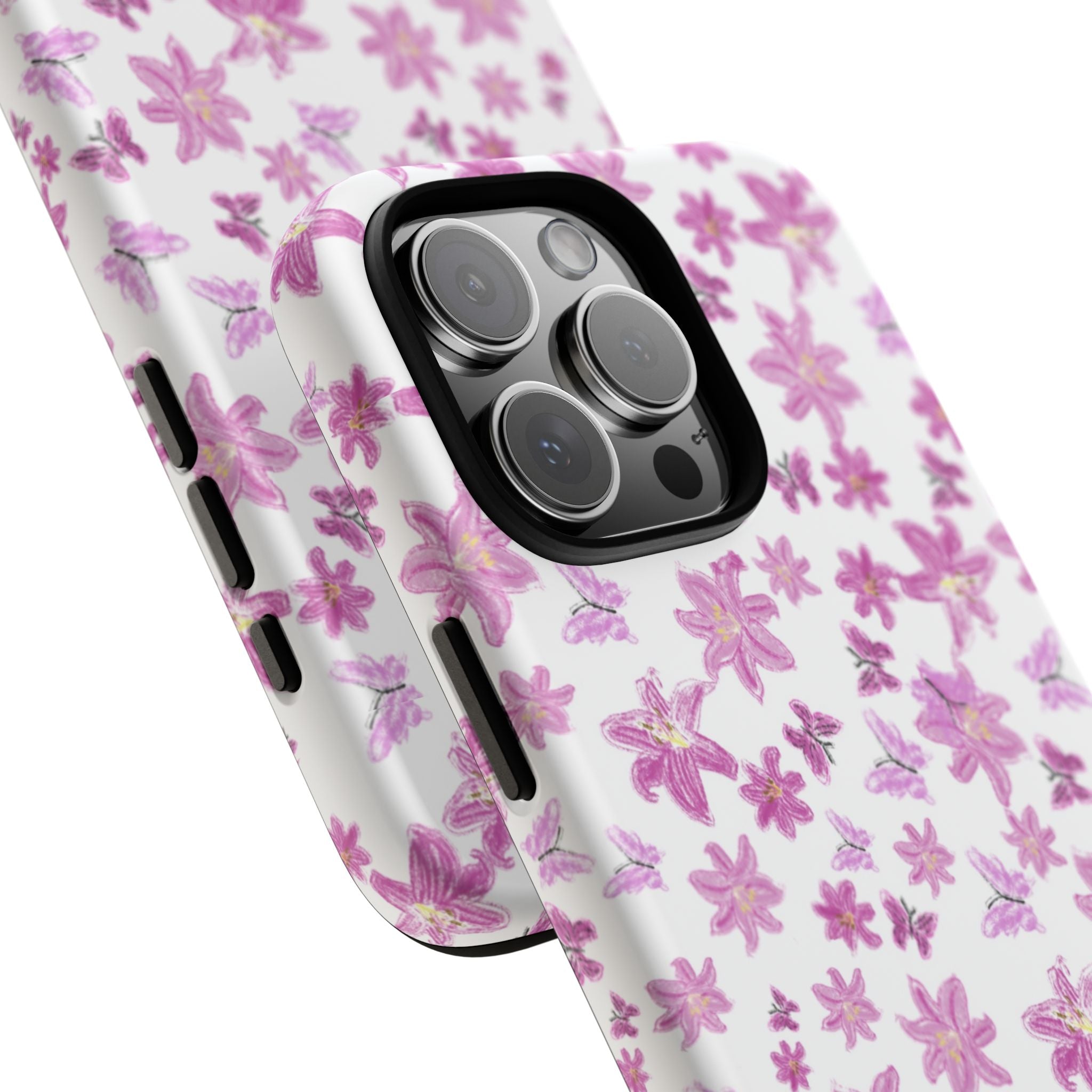 Pink Floral Pattern phone case | Tough Case