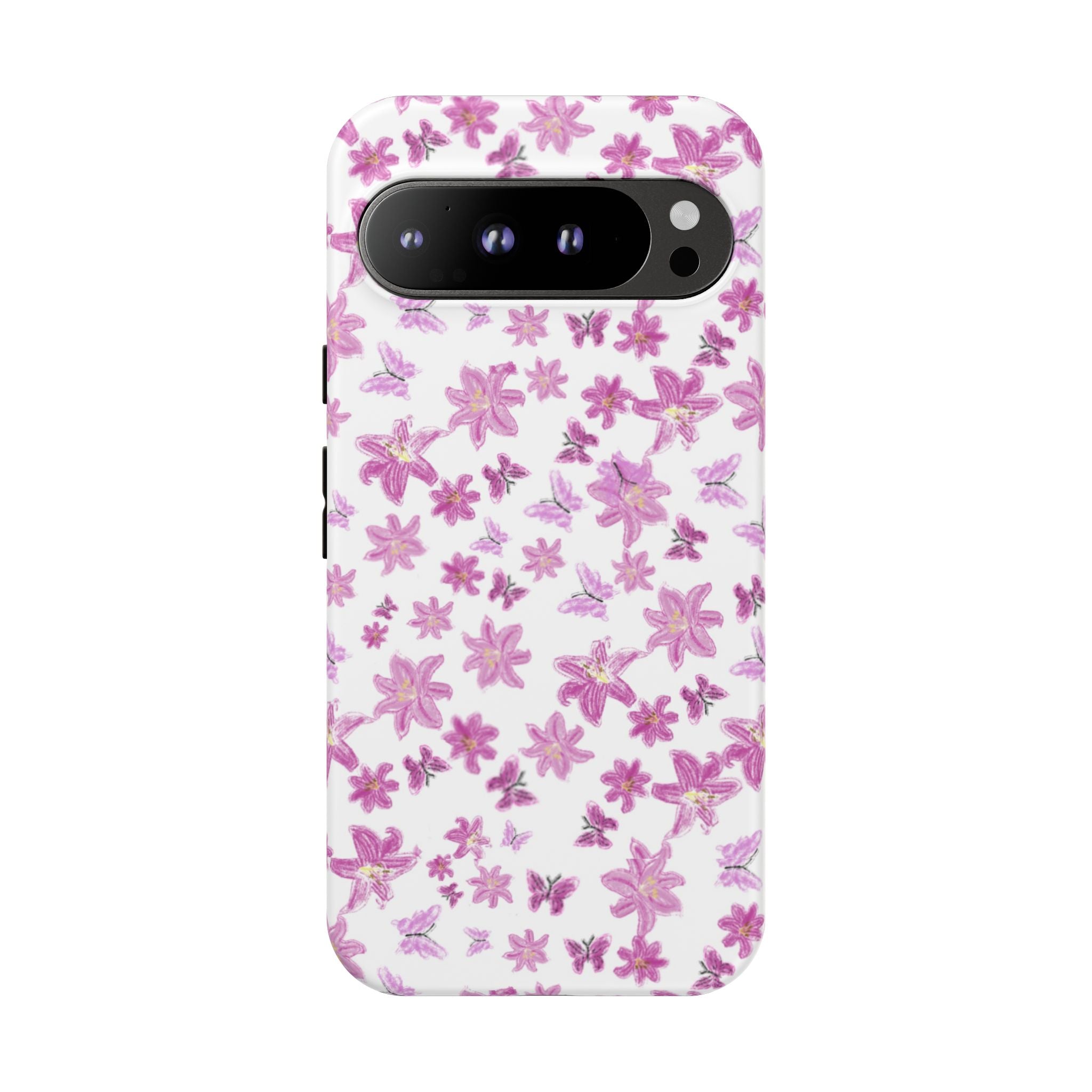 Pink Floral Pattern phone case | Tough Case