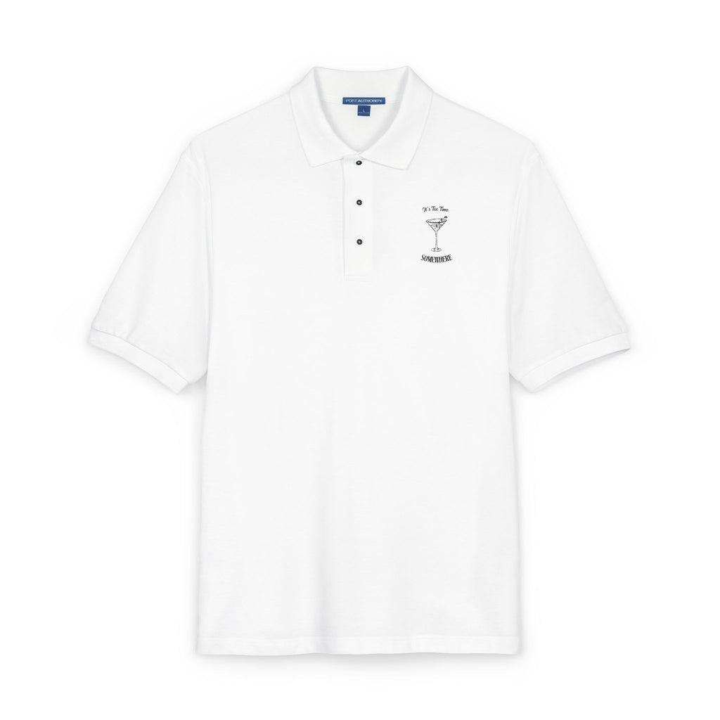 It's Tee Time Some where - Unisex Polo Shirt (Embroidery)