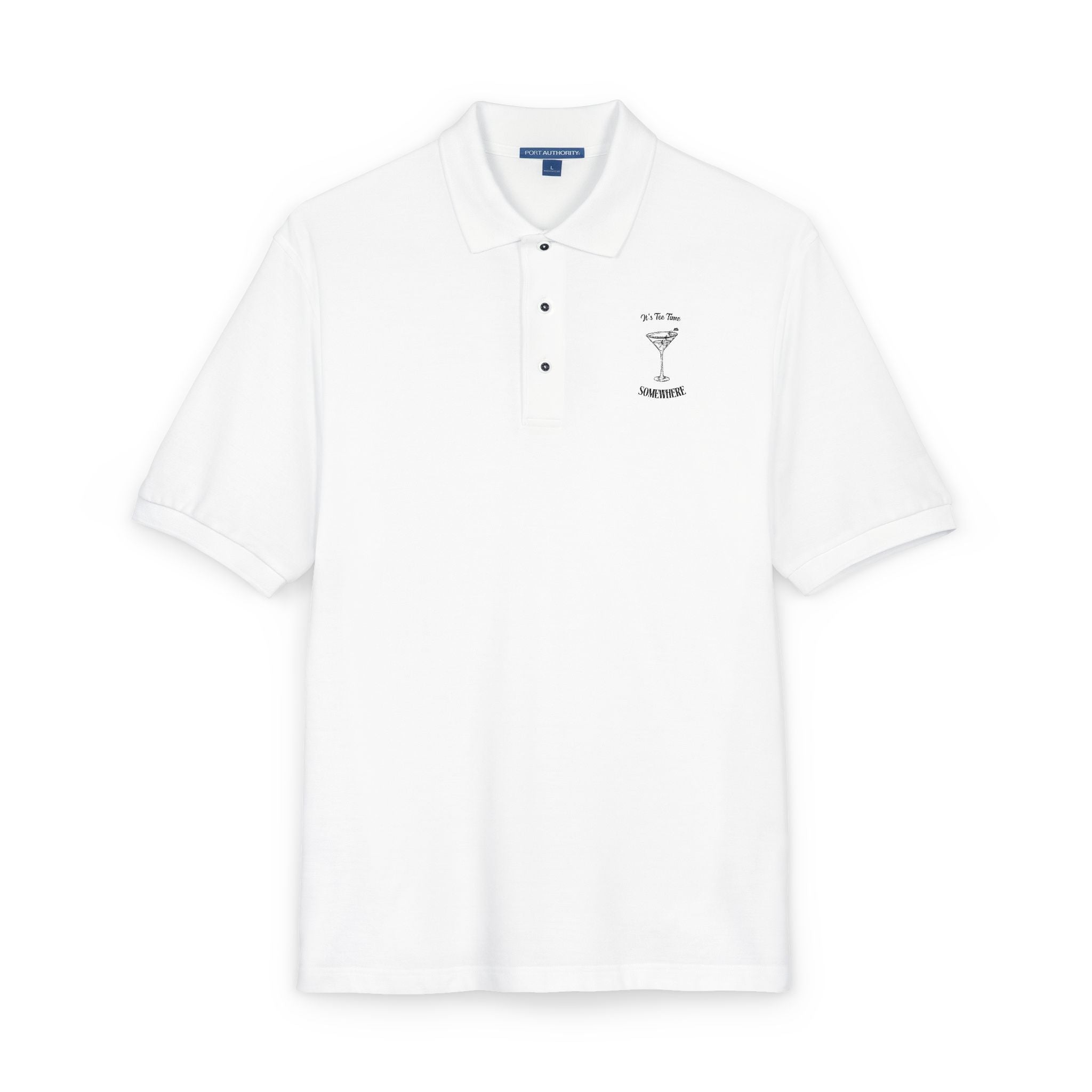 It's Tee Time Some where - Unisex Polo Shirt (Embroidery)