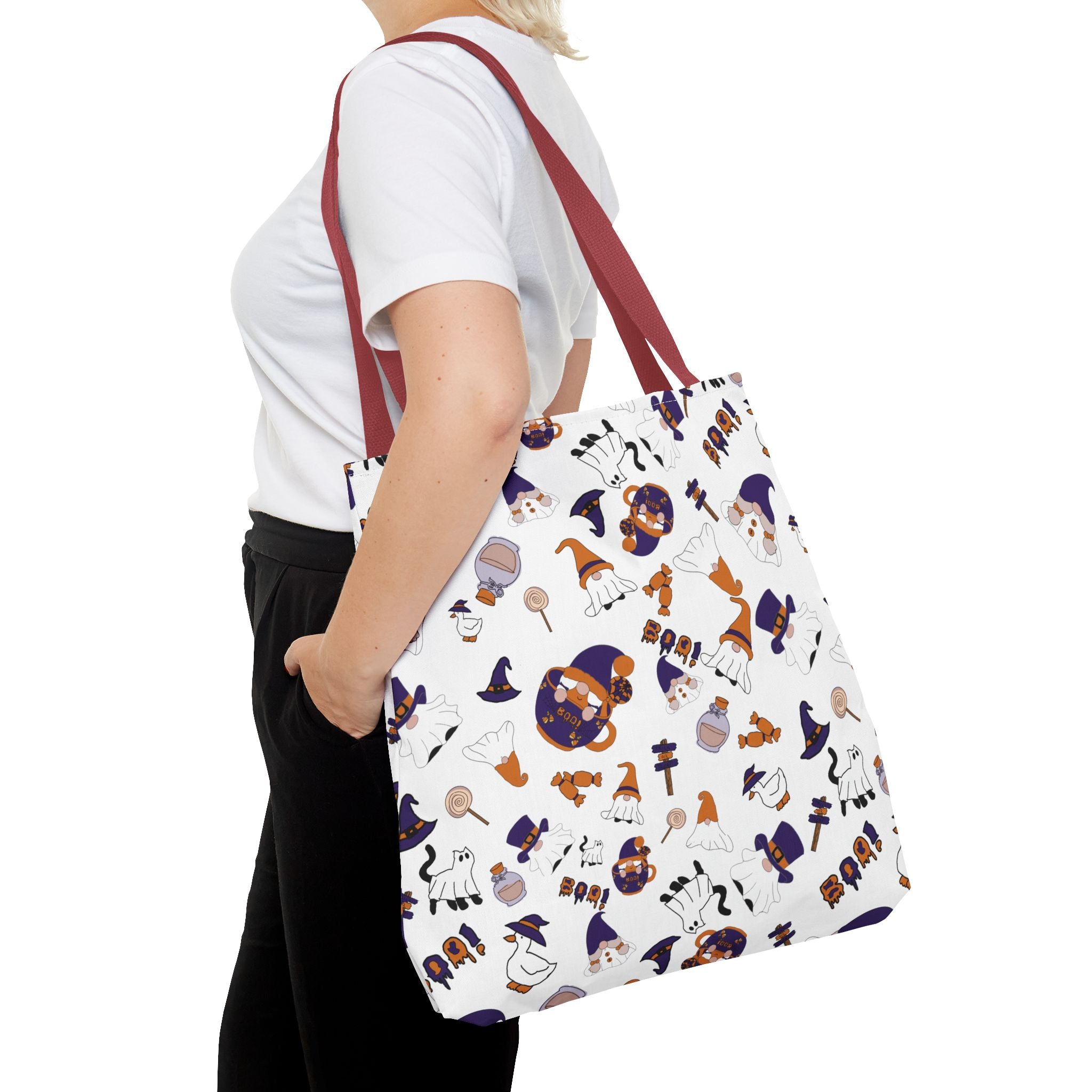 Halloween Gnomes Tote Bag | All Over Print Tote