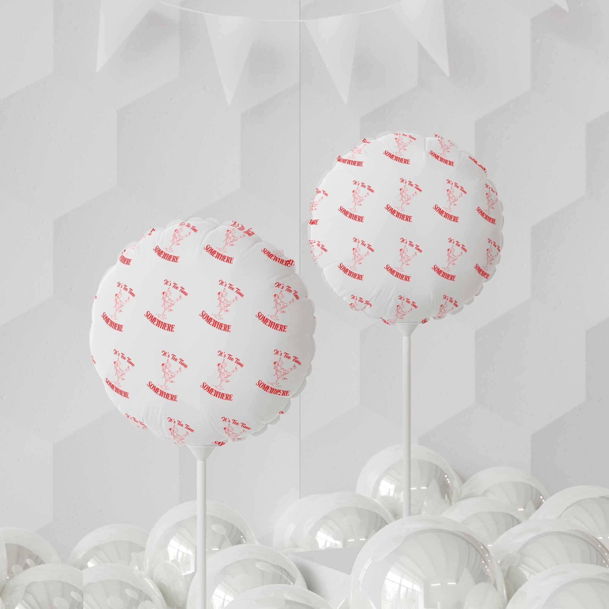 It's Tee Time Some Where! Martini Girl Pattern Balloon
