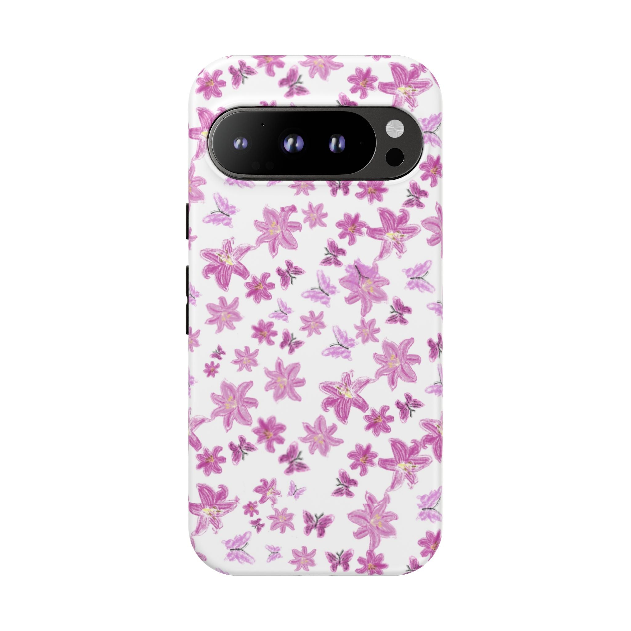 Pink Floral Pattern phone case | Tough Case