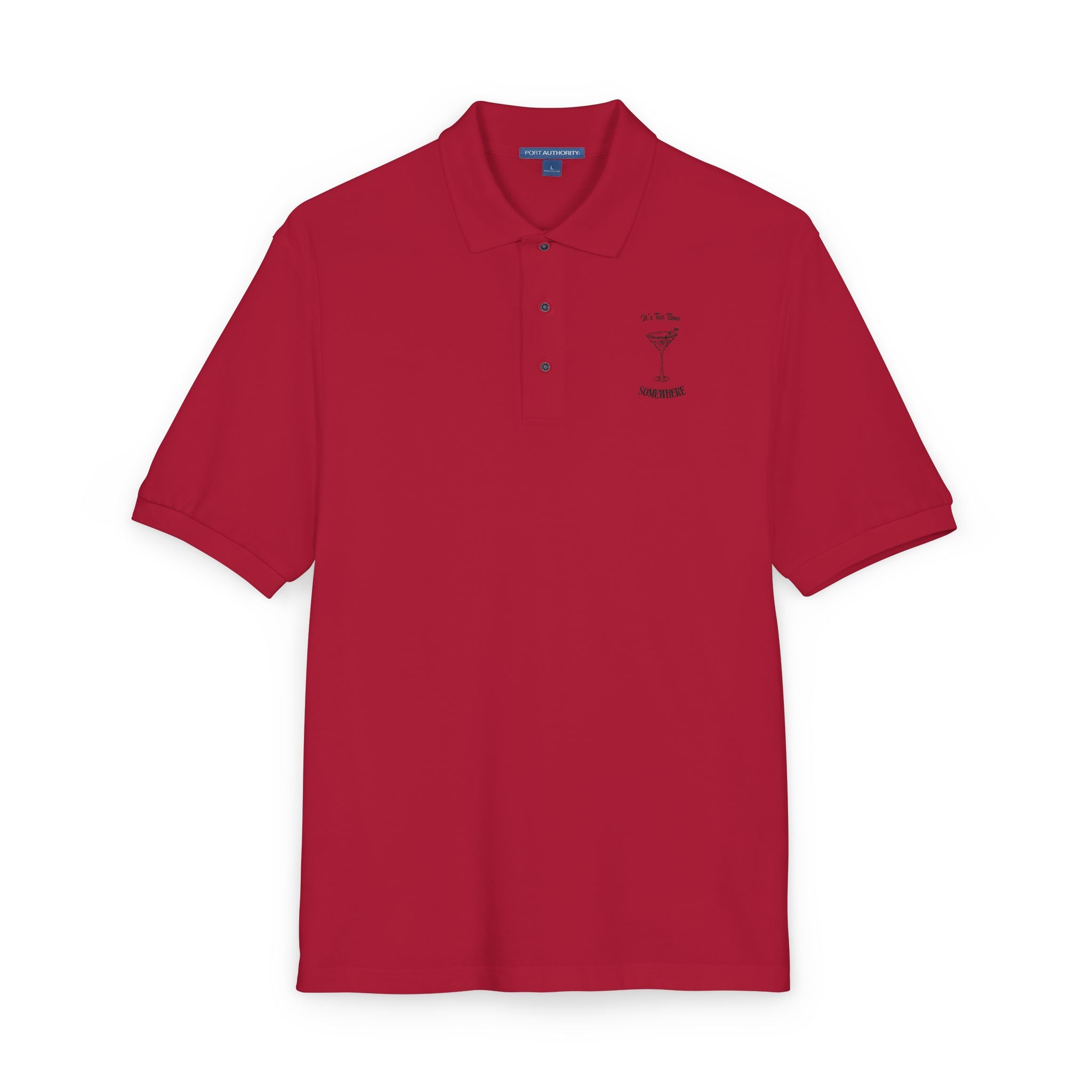 It's Tee Time Some where - Unisex Polo Shirt (Embroidery)