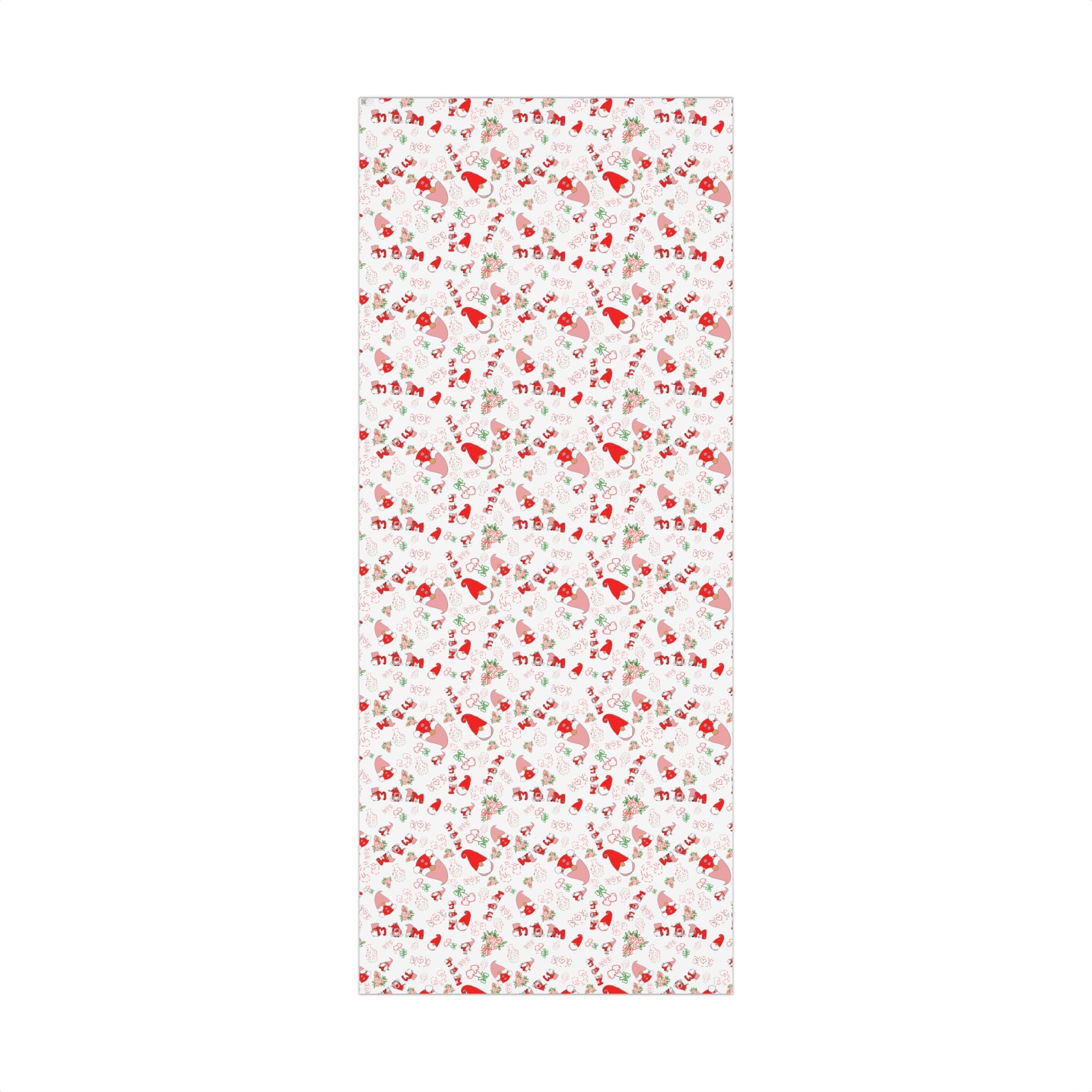 Gnome & Hearts Mothers Day Gift Wrap Paper