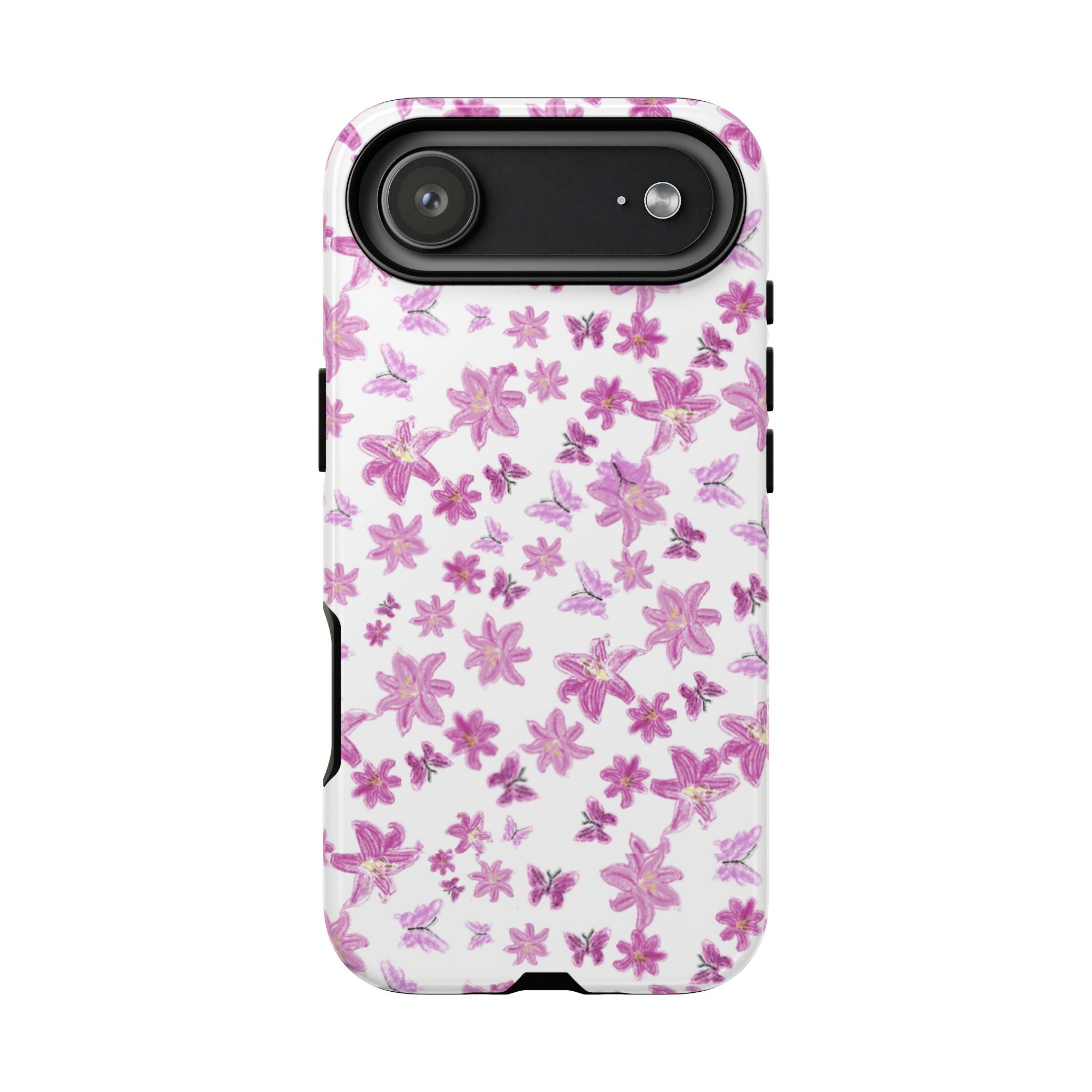 Pink Floral Pattern phone case | Tough Case