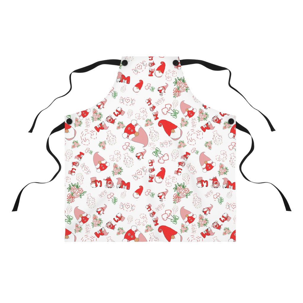 Mothers Day Gnome Pattern Apron