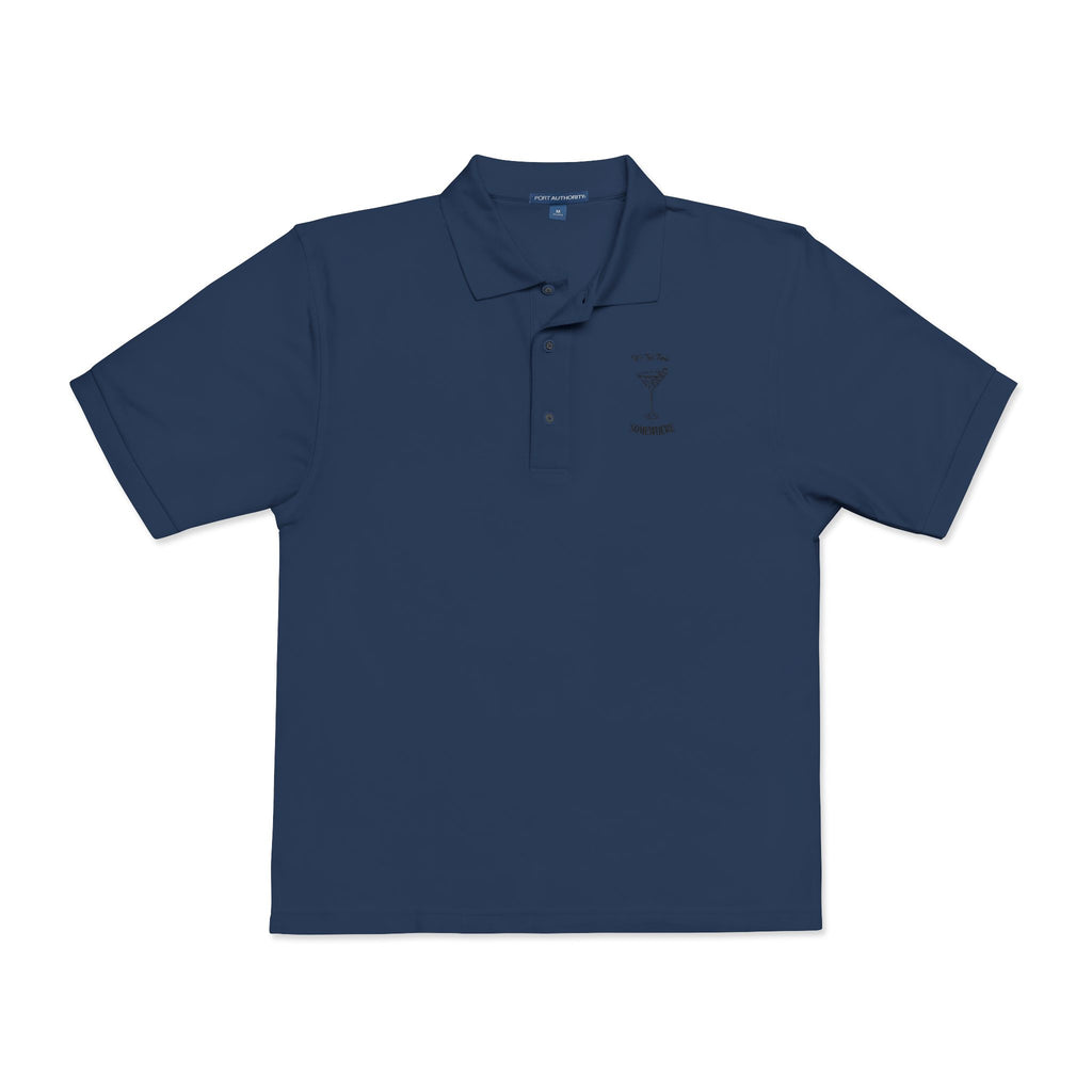 It's Tee Time Some where - Unisex Polo Shirt (Embroidery)